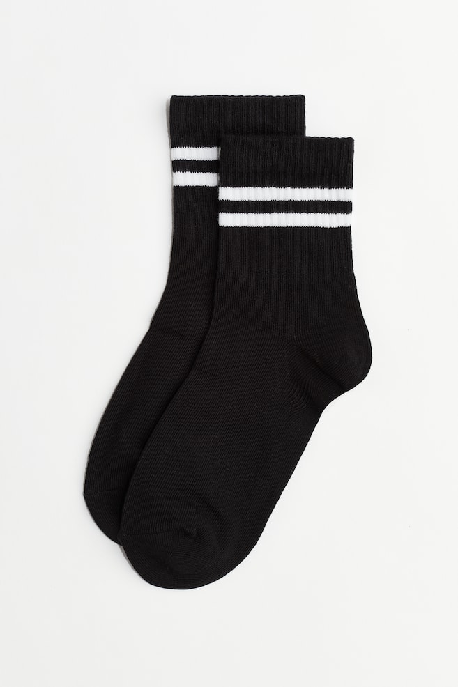 5 Pack Socks Light Gray Melange black Ladies H M US 5-pack-socks-light-gray-melange-black-ladies-h-m-us