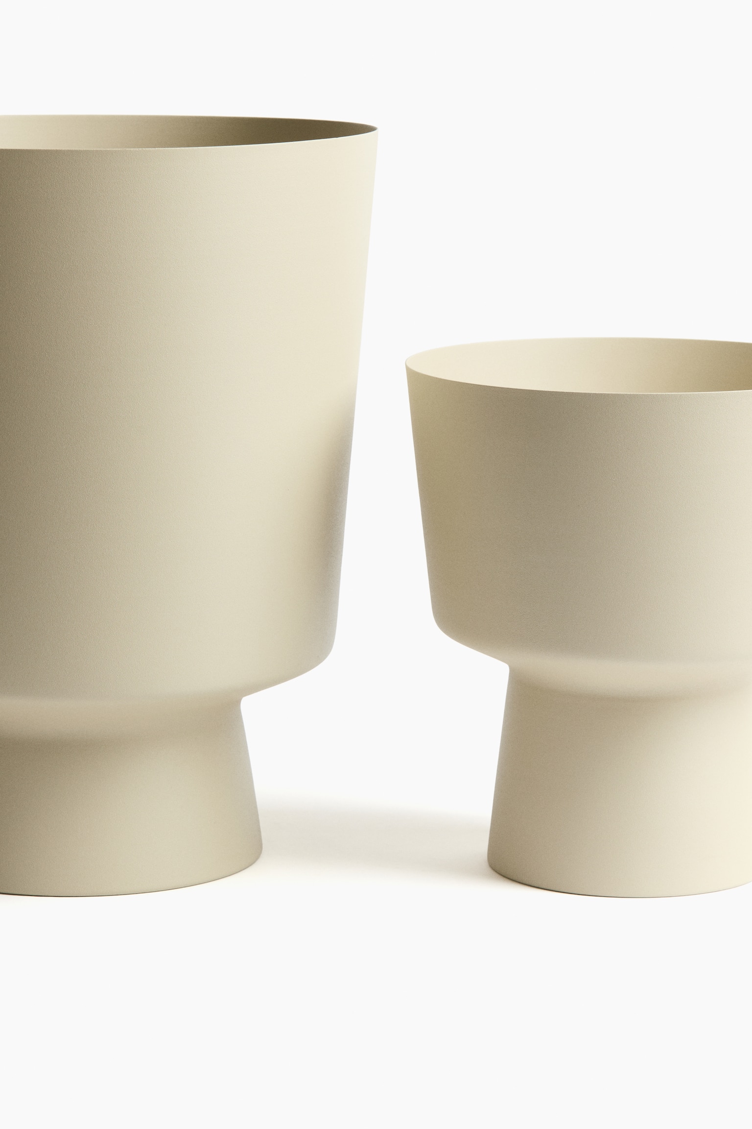 Metal plant pot - Light beige/Terracotta/Dark brown - 3