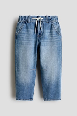 Joggers i bomullsdenim