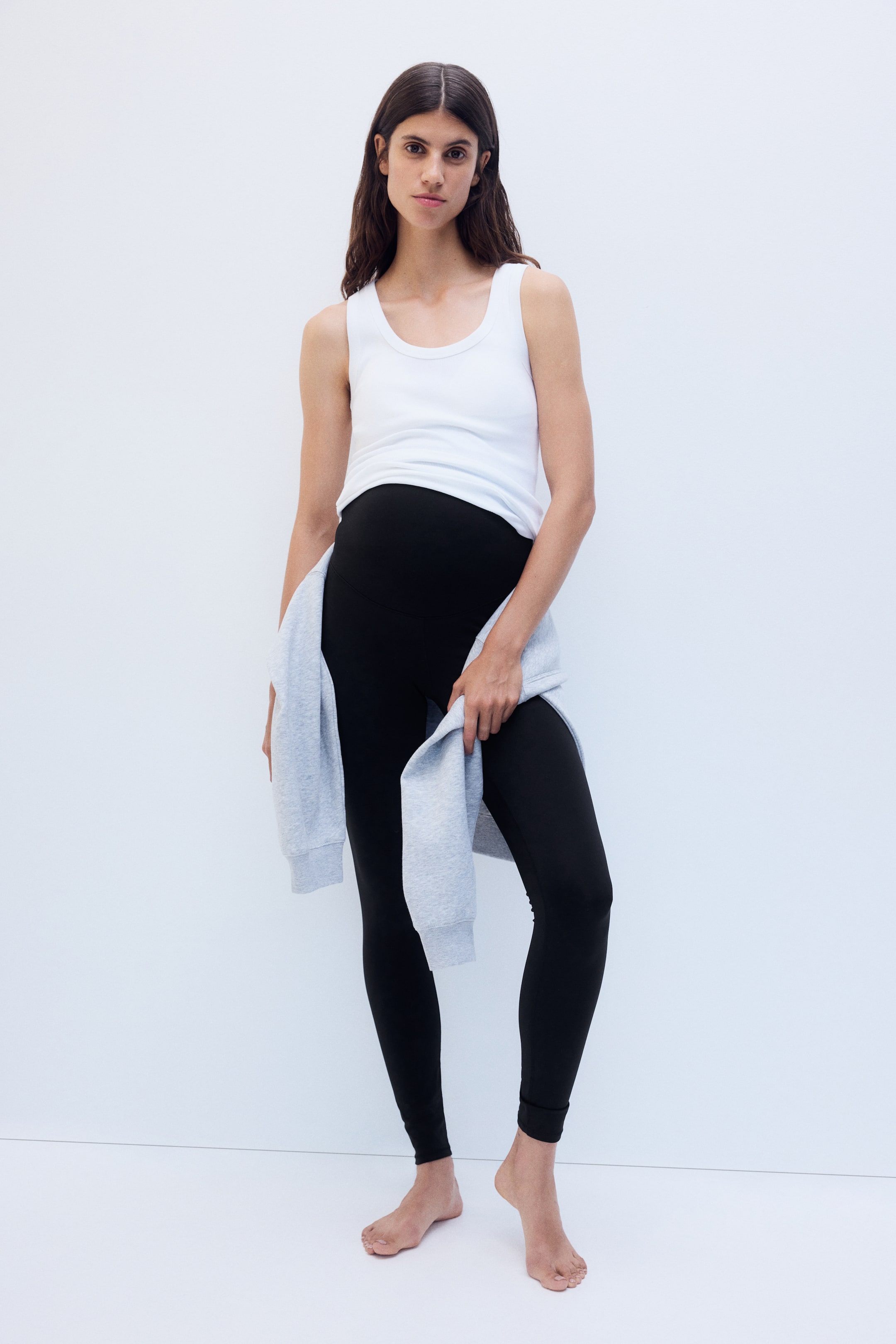 Женские леггинсы H&M MAMA Before & After Sports Leggings — фото 5