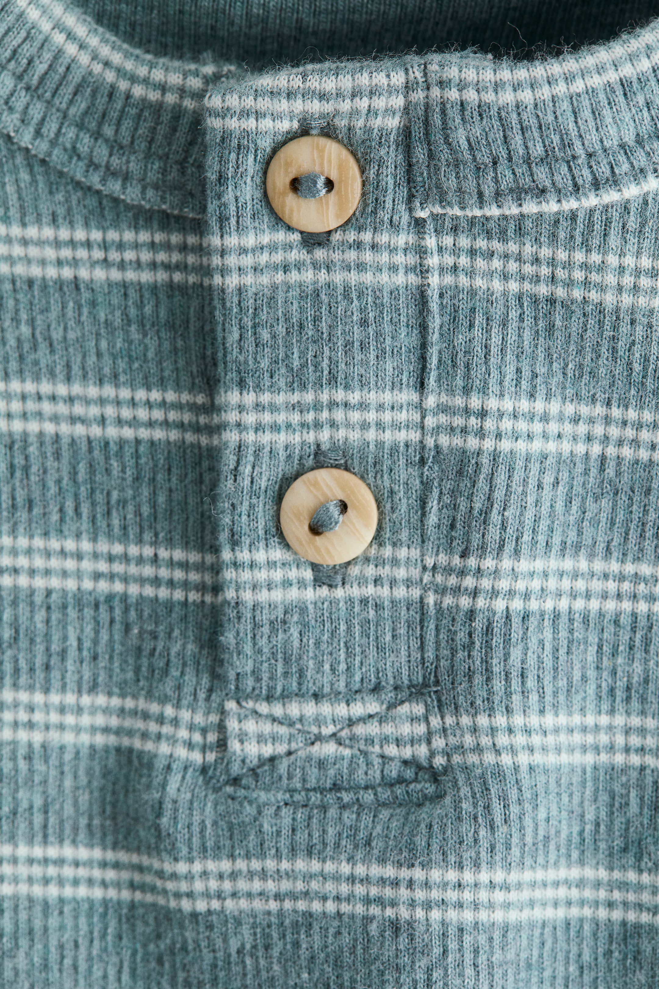 Детские рубашки H&M 2-pack Cotton Henley Shirts — фото 2