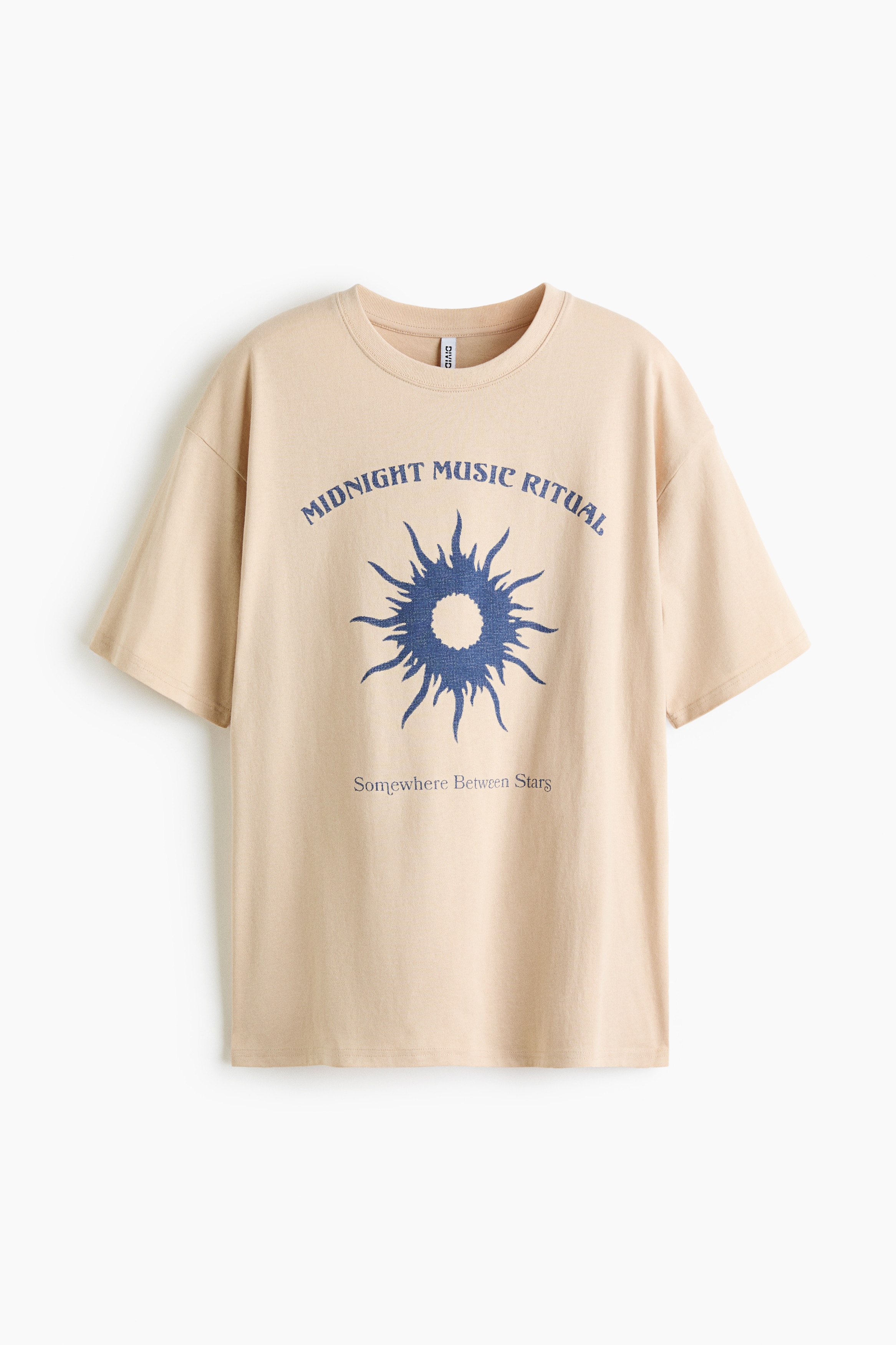 Oversized motif-detail T-shirt