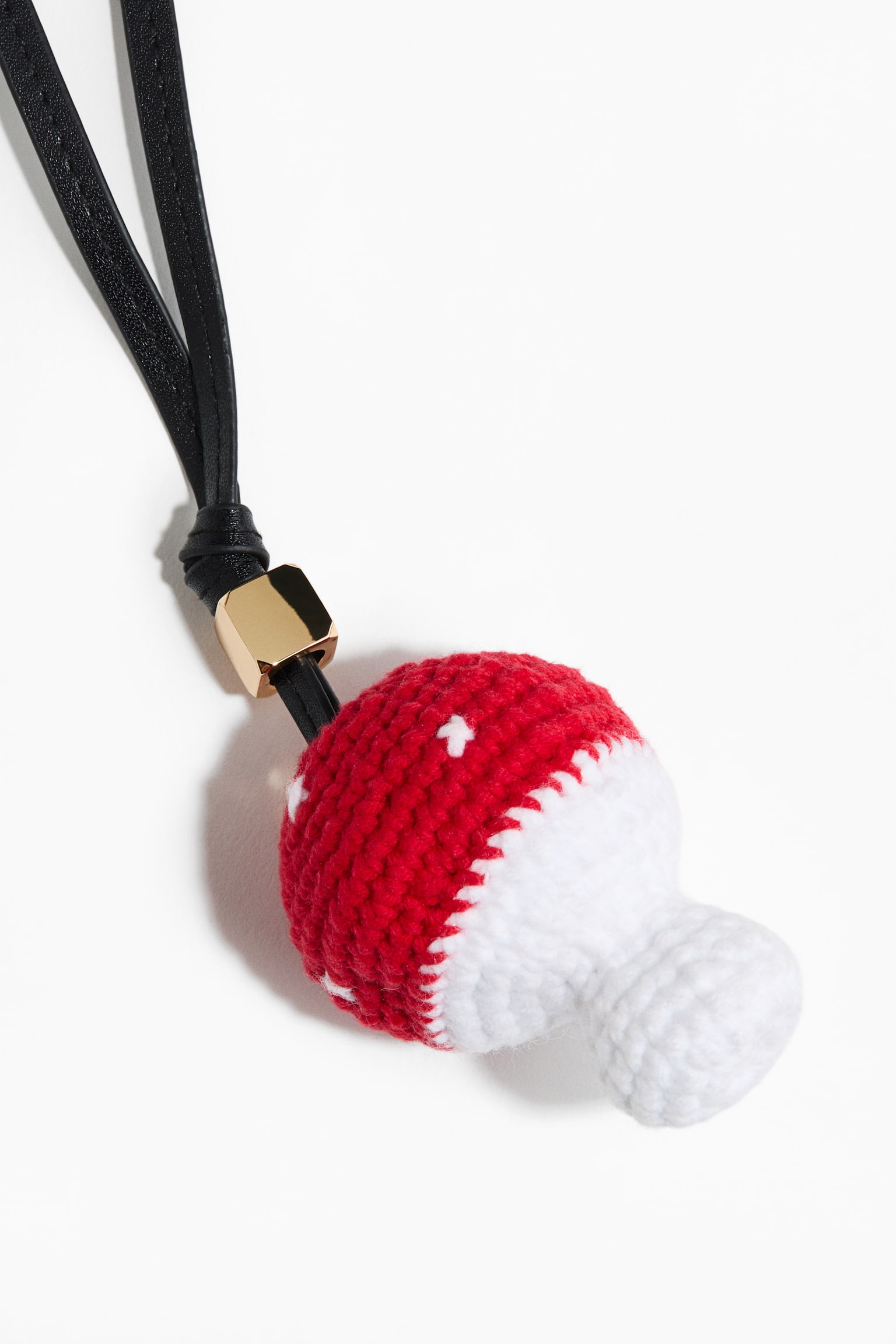 Женский брелок H&M Mushroom Bag Charm, цвет: Красный / Белый — фото 2