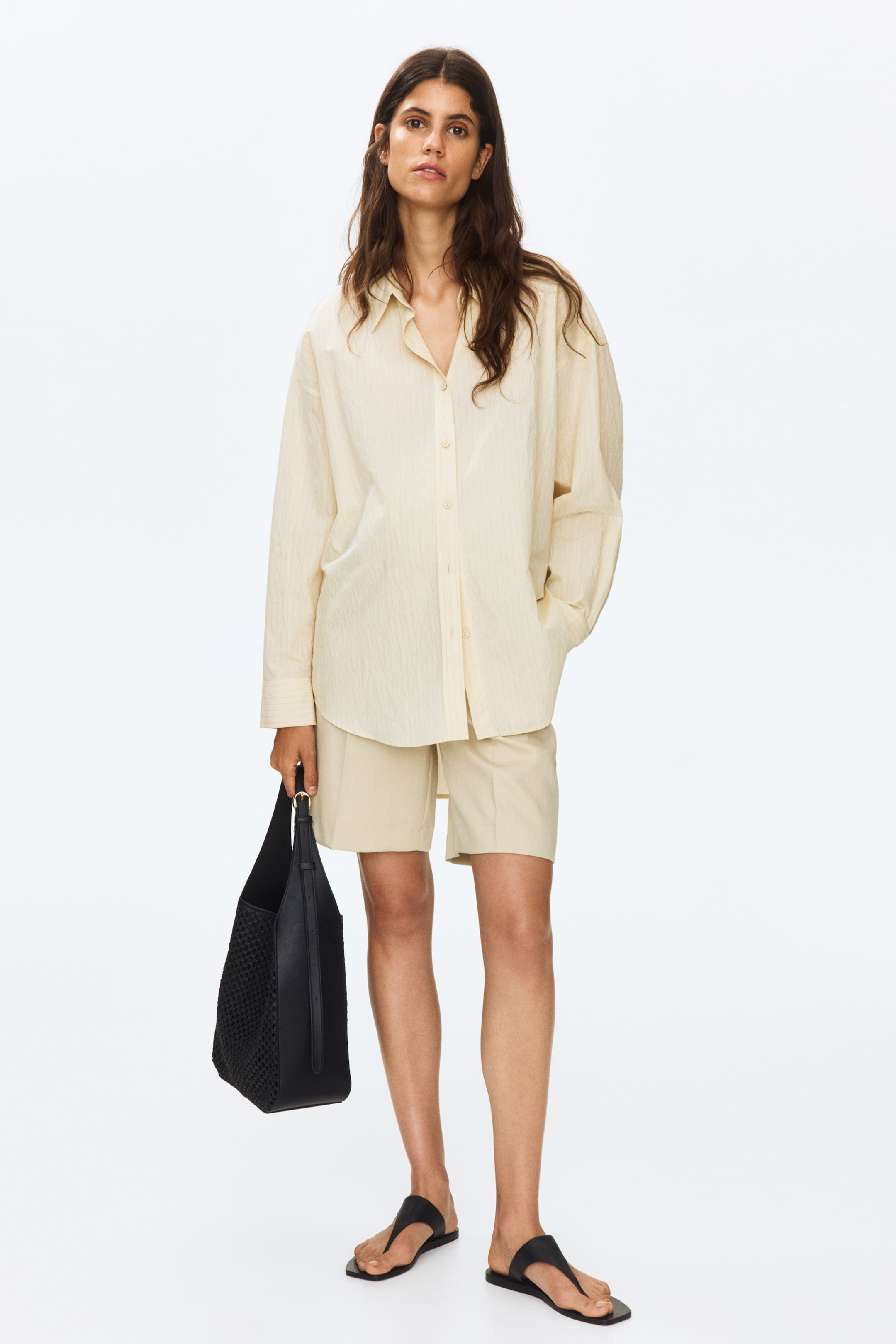 MAMA Linen-Blend Bermuda Shorts