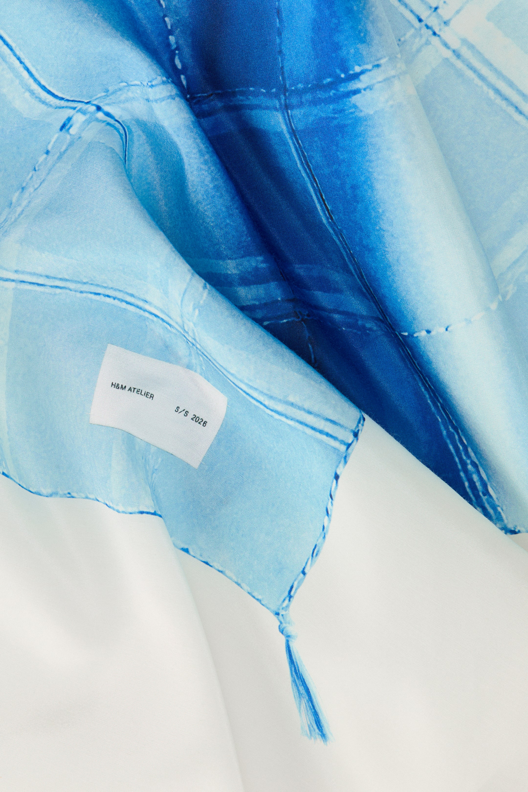 Patterned Silk-Blend Scarf