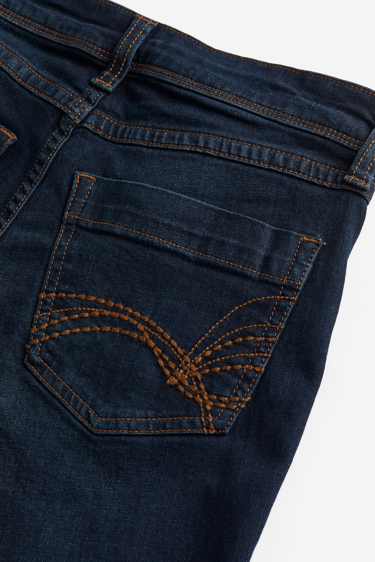 Flared Low Jeans - Dark denim blue/Light denim blue/Denim blue/Light denim blue/Dark denim blue/Black - 8