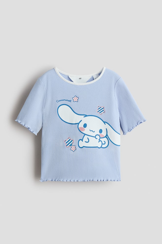 Printed T-Shirt - Light blue/Cinnamoroll/Cream/Cinnamoroll - 1
