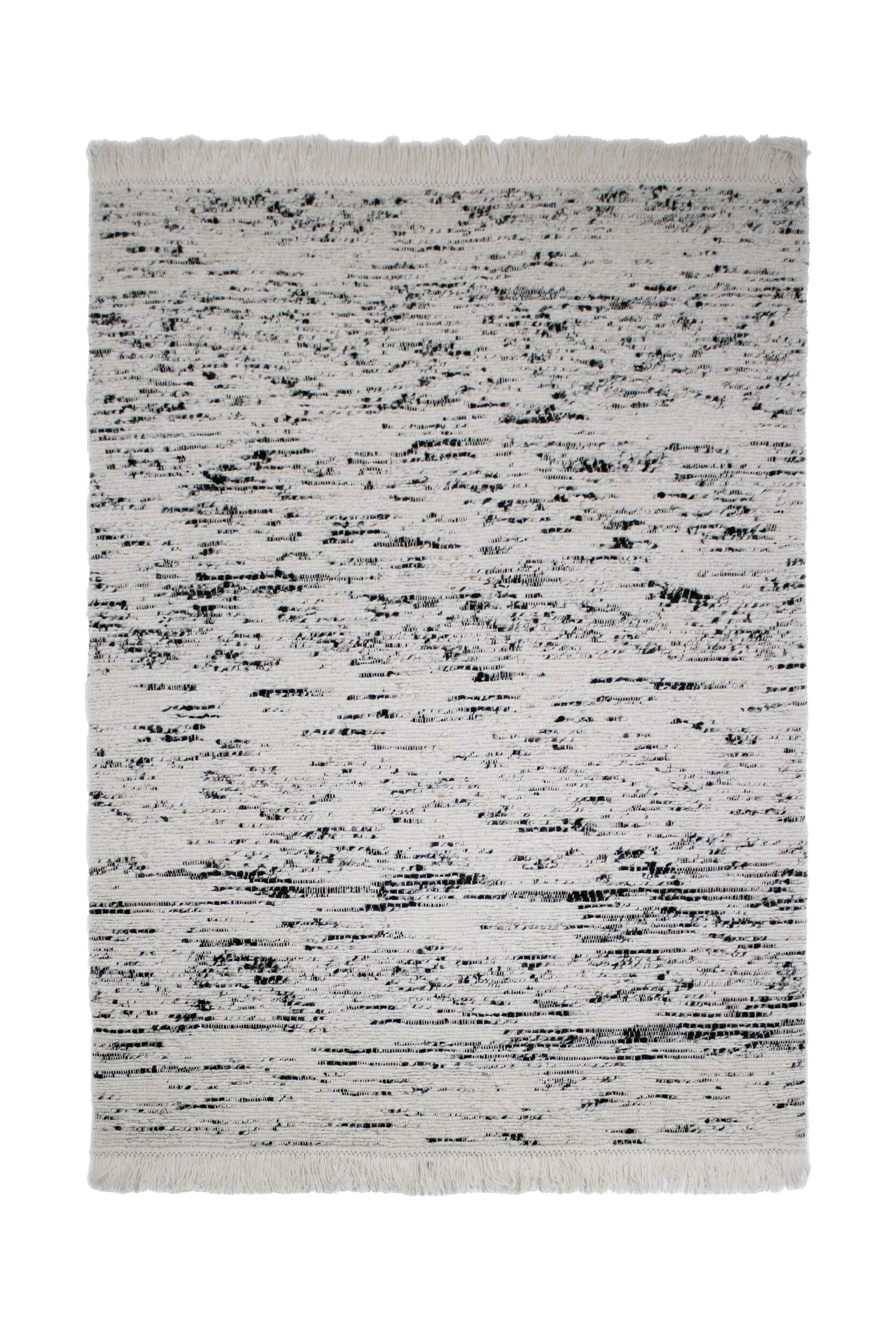 Ellsa Uldblandingstæppe - Monokrom