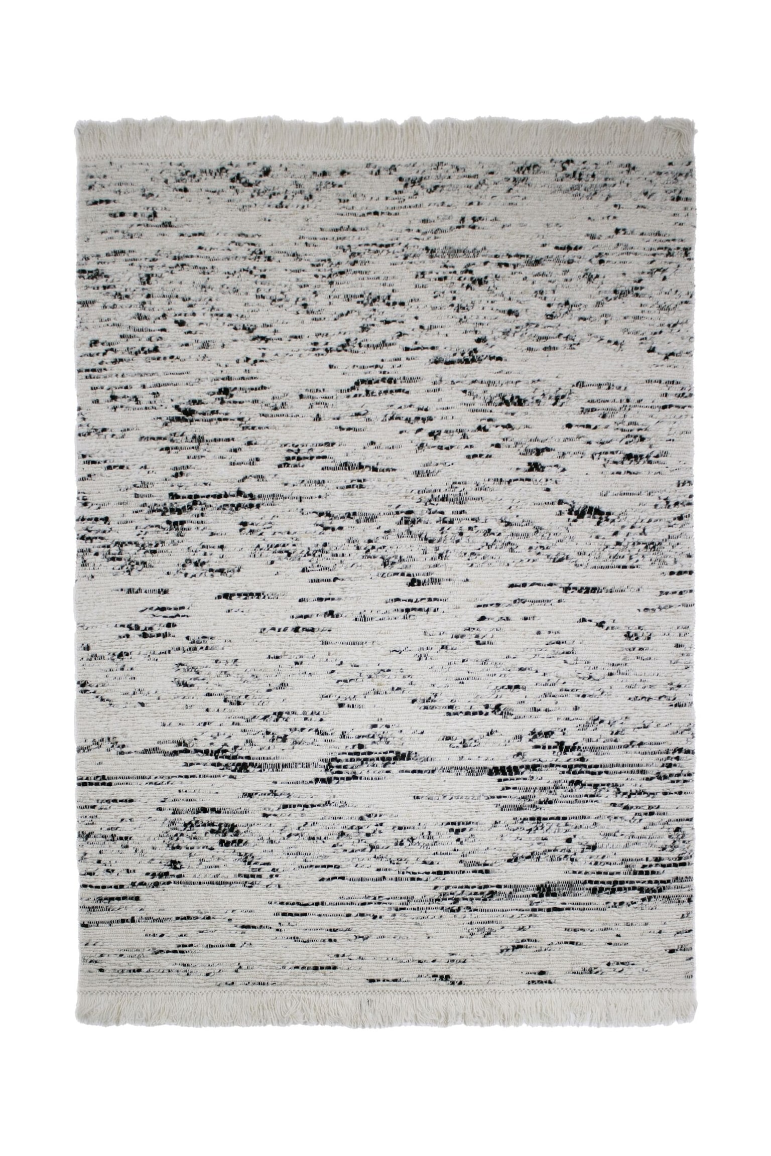 Ellsa Teppich Aus Wollmischung - Monochrom - 1