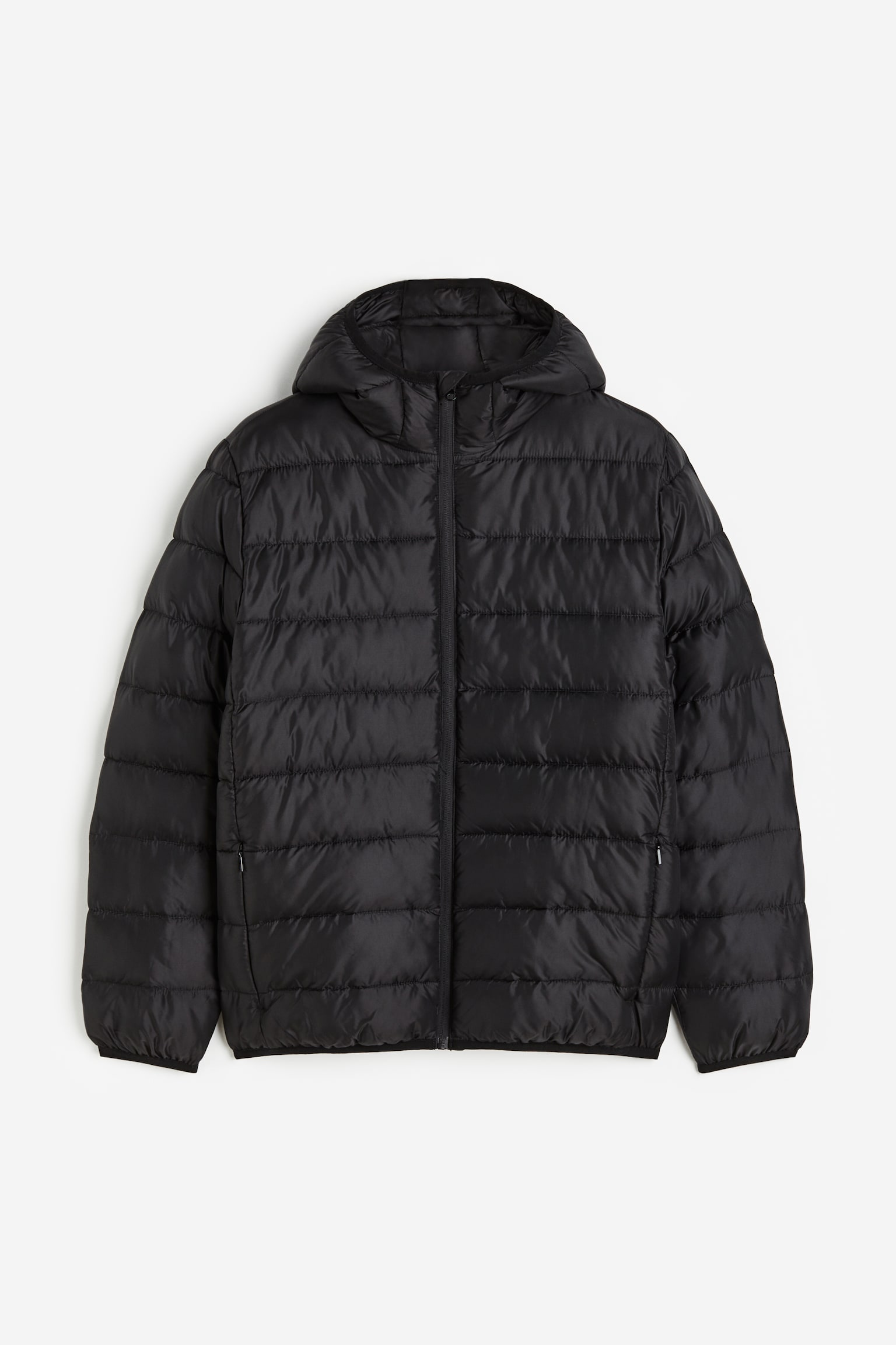 Lightweight puffer jacket - Black - 2