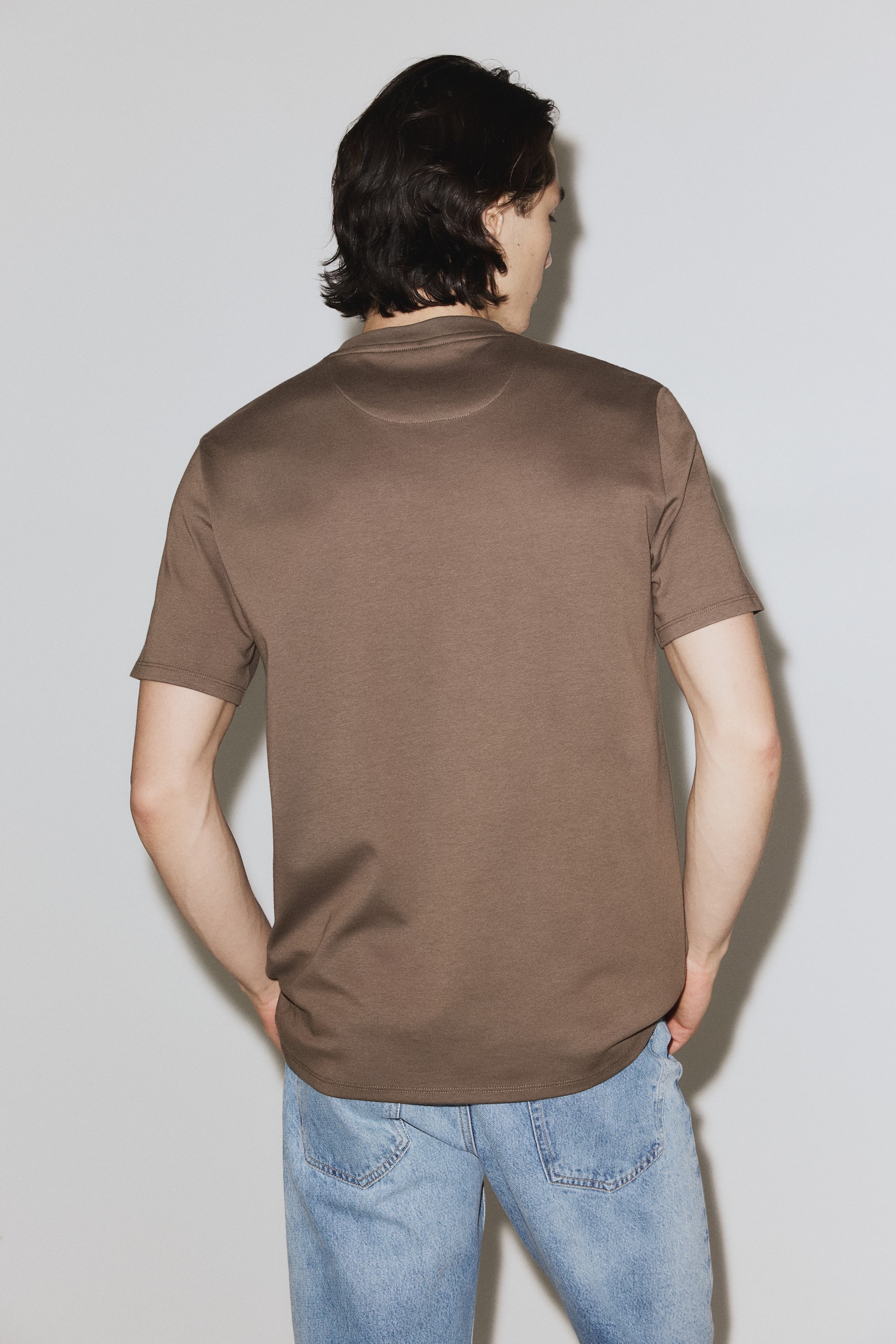 T-shirt Cooling Regular Fit - Marrone/Bianco/Grigio scuro mélange/Nero/Blu navy - 7