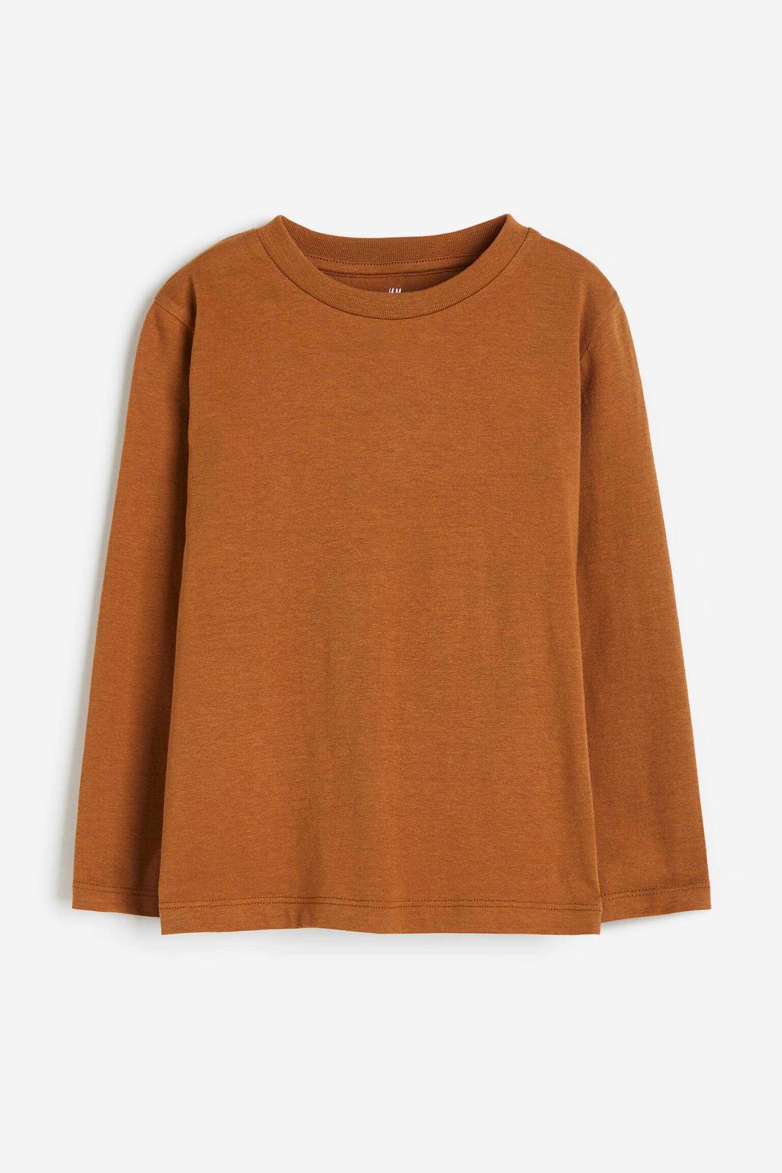 Long Sleeve Tee - Brown - 1