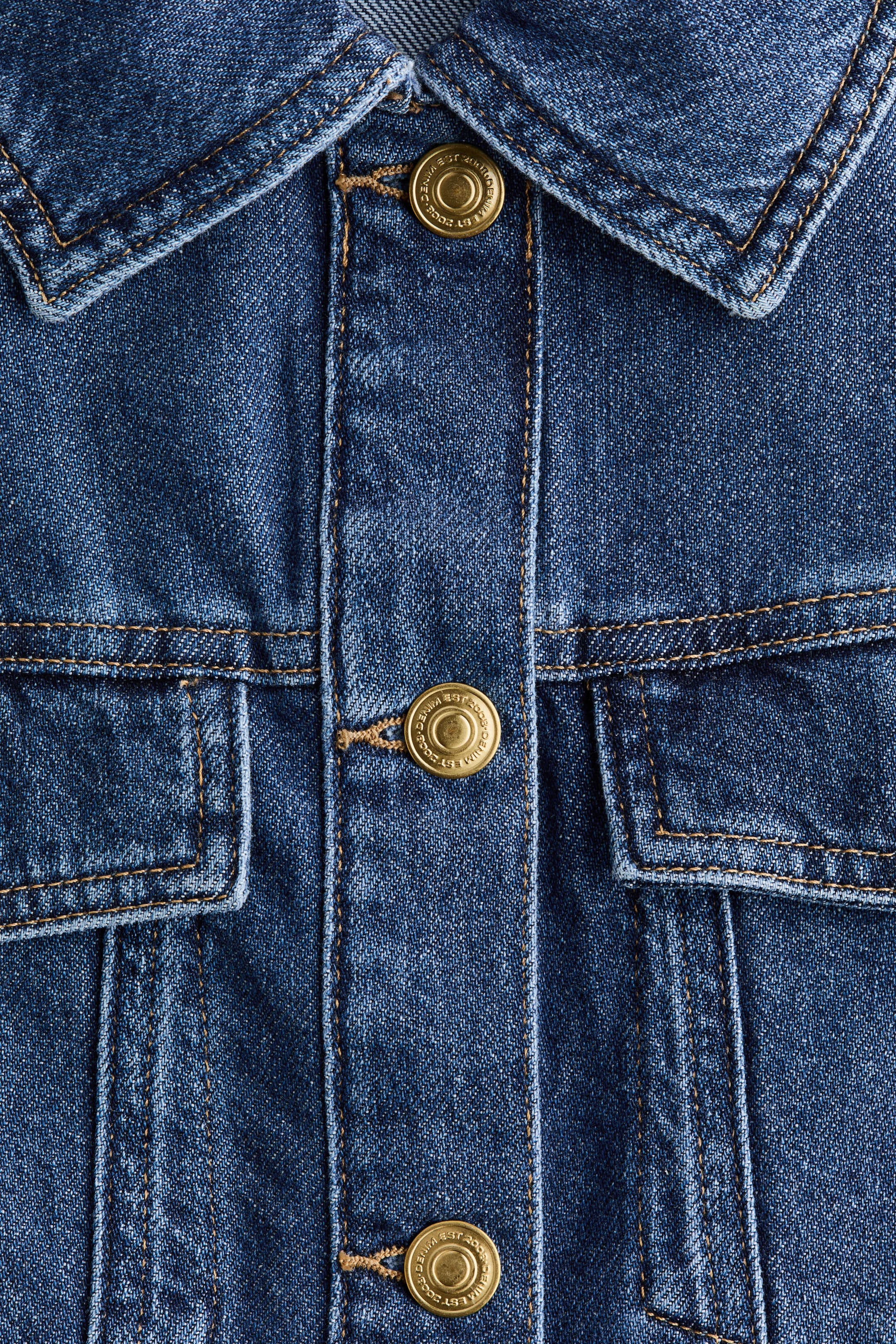 Женские куртки H&M Denim Peplum Jacket — фото 5