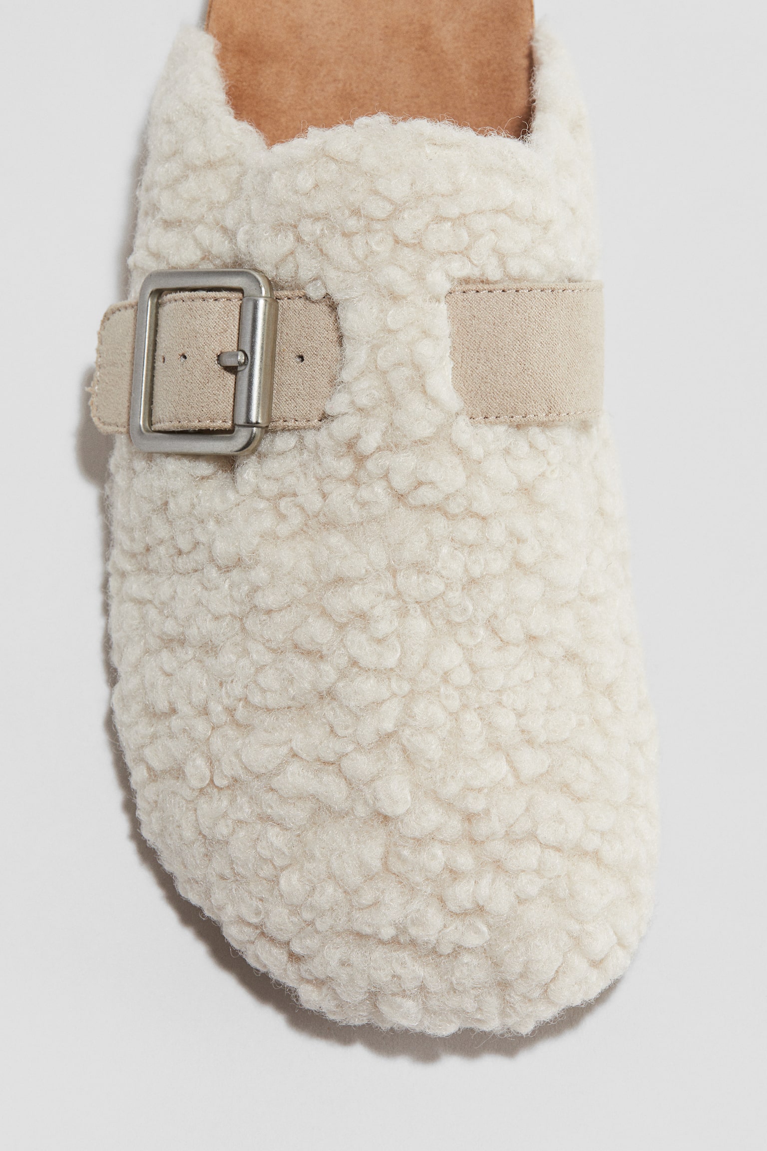 Teddy slippers - Light beige - 3