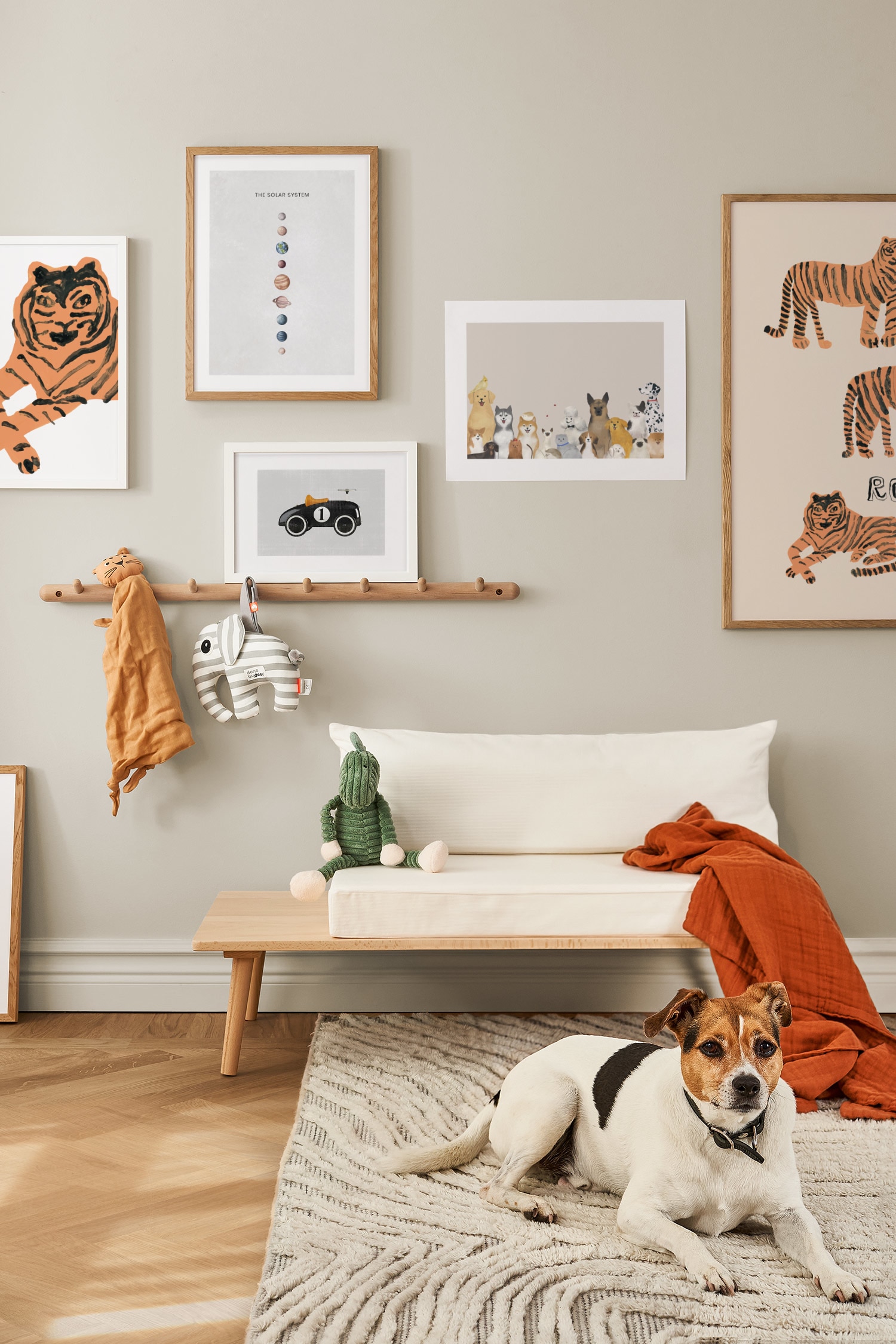 Big Family Portrait Plakat - Beige