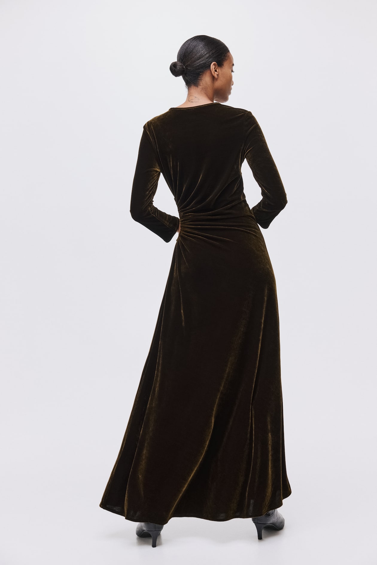 Draped Cutout Dress - image 2