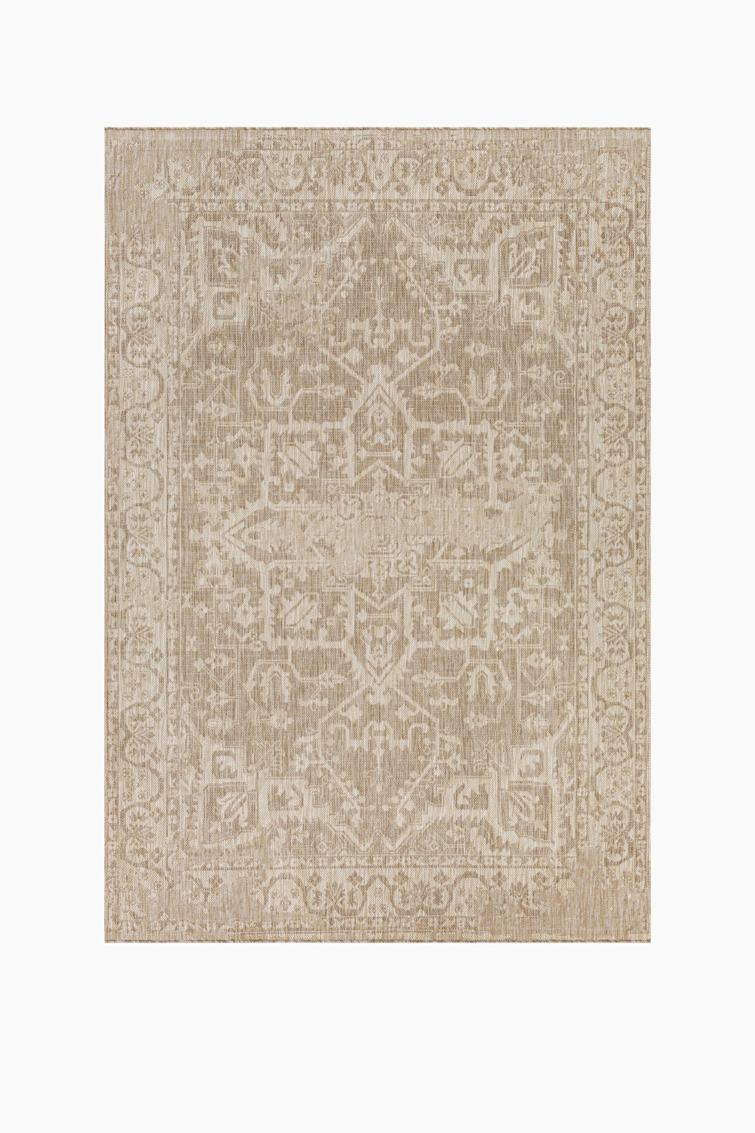 Gena In- /outdoor Jute-look Area Rug - Beige, Ivory - 1