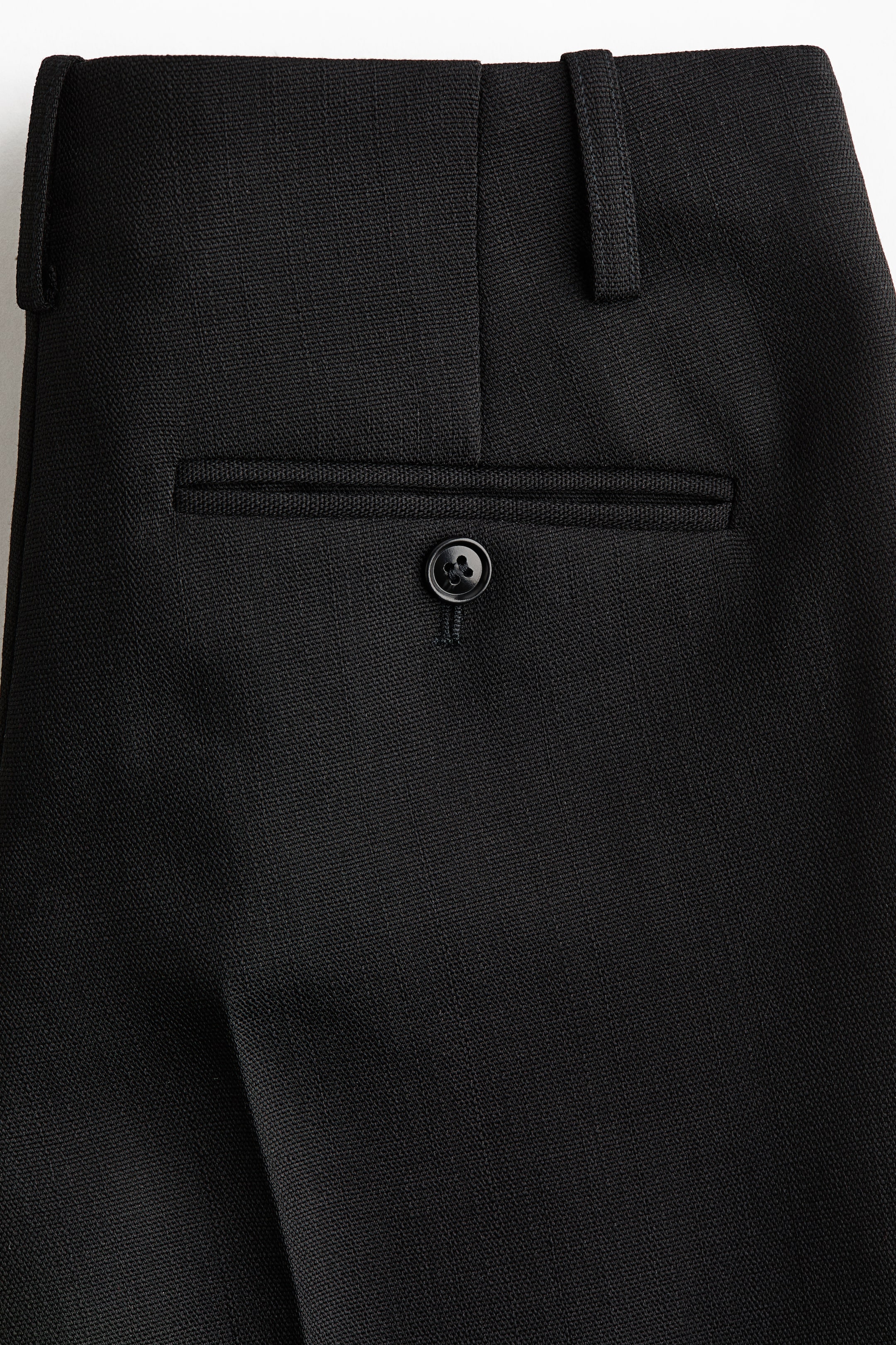 Pantalon sur mesure en laine avec jambes droites