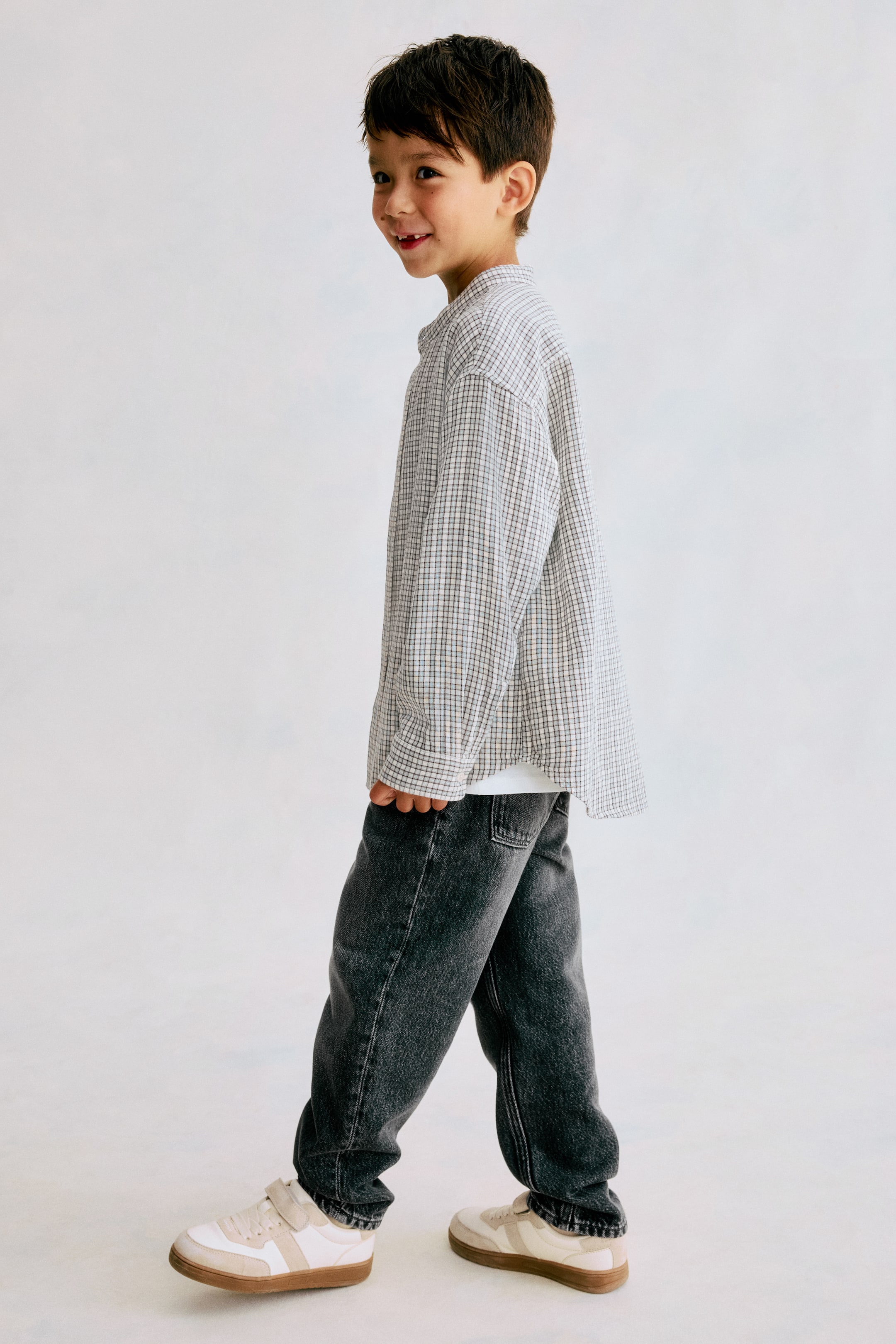 Tapered Cotton-blend Jeans