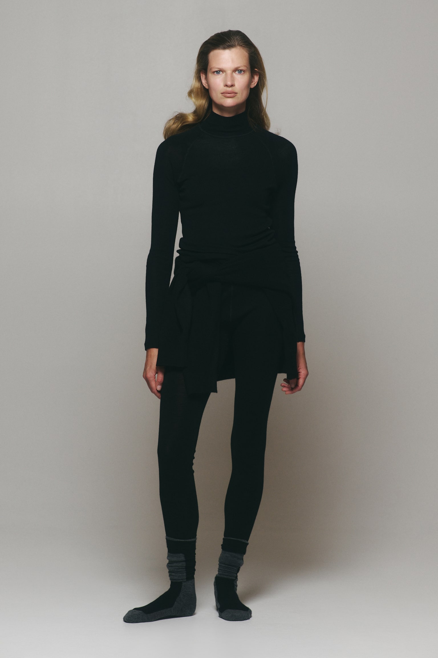 Женские леггинсы H&M Move Wool Base-Layer Ski, цвет: Чёрный — фото 2