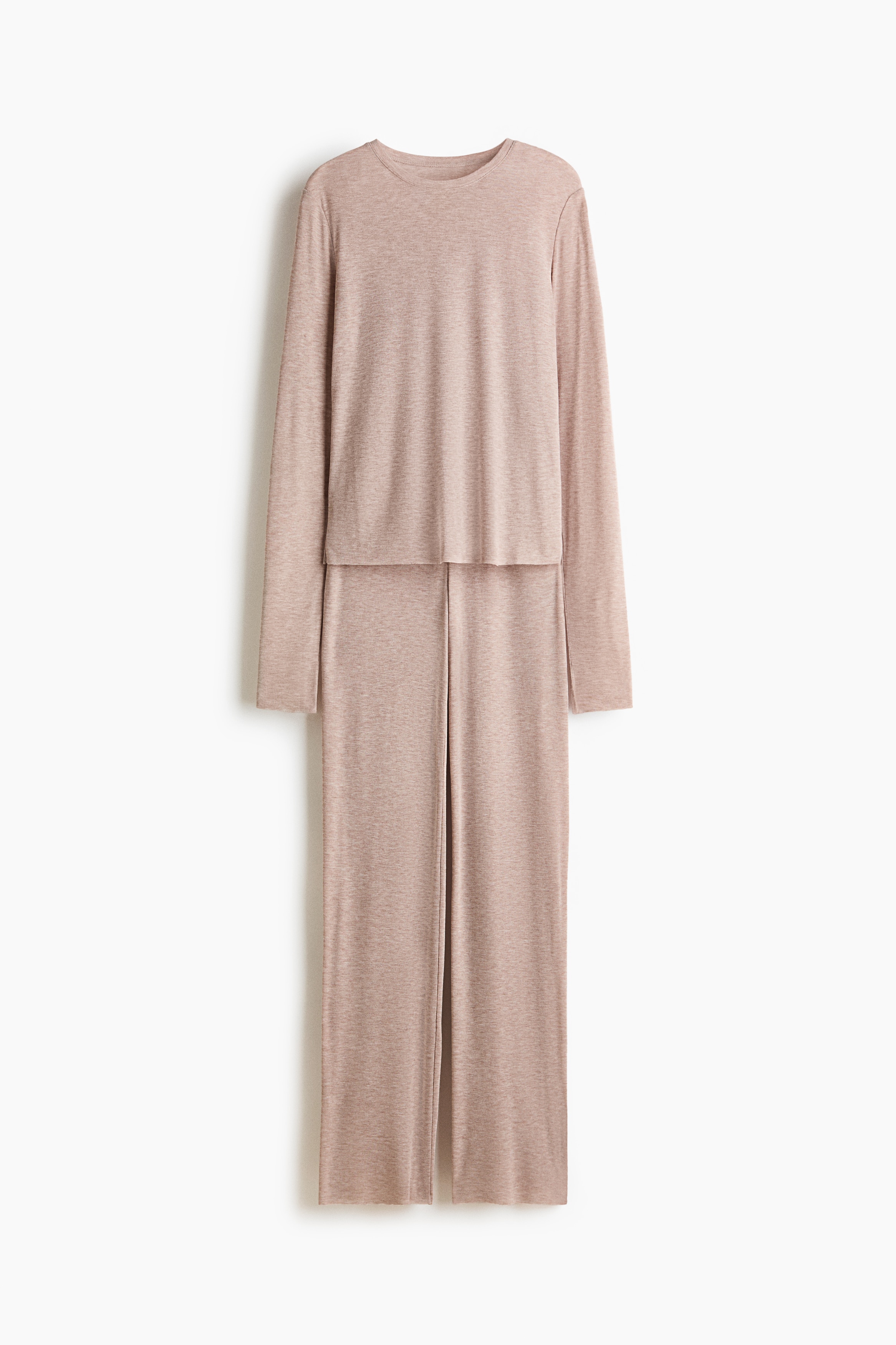Pigiama a costine - Beige mélange