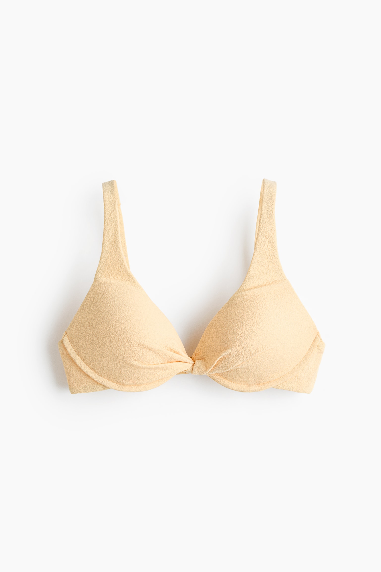 Haut de maillot push-up - Jaune clair/Vert/Crème/Rose clair/motif cachemire - 1