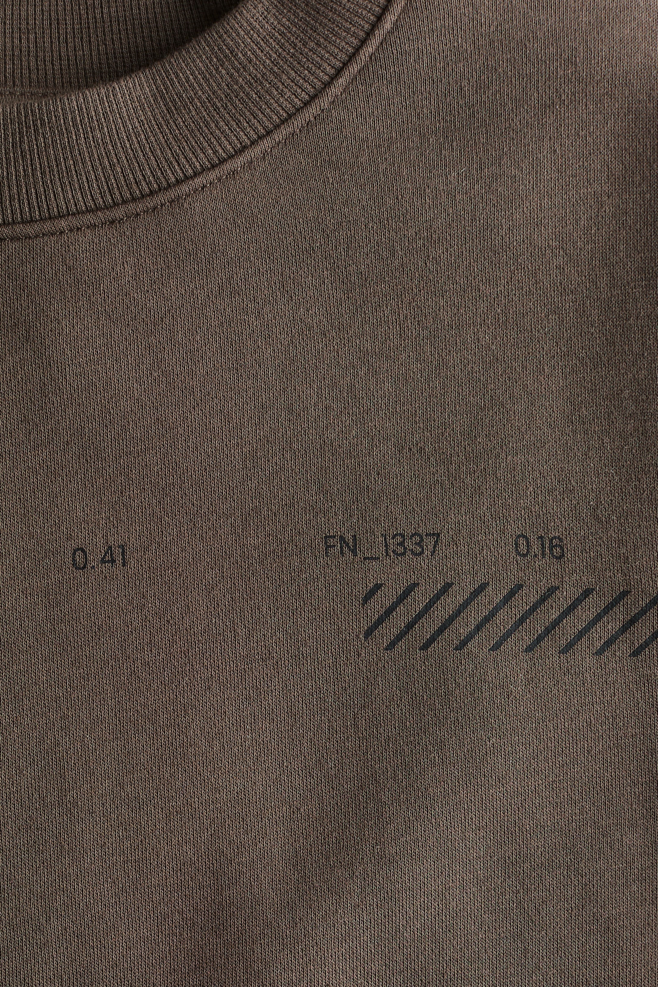 Sweatshirt with Printed Motif