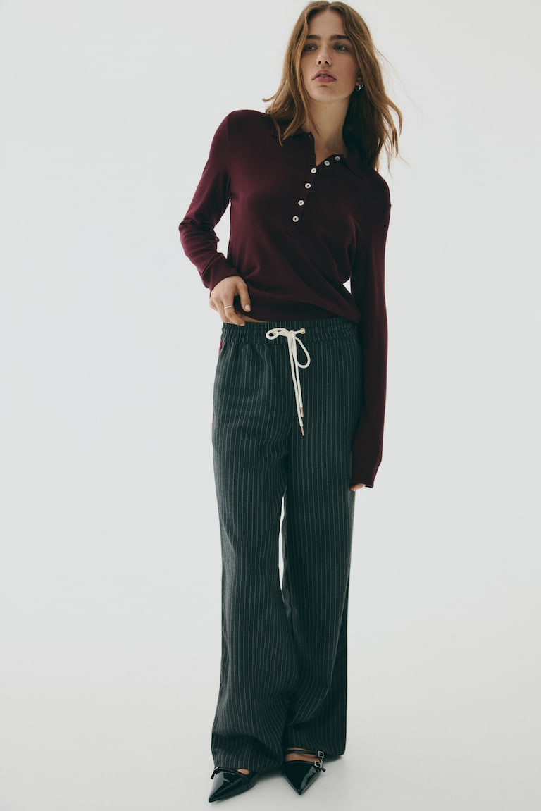 Polo à manches longues