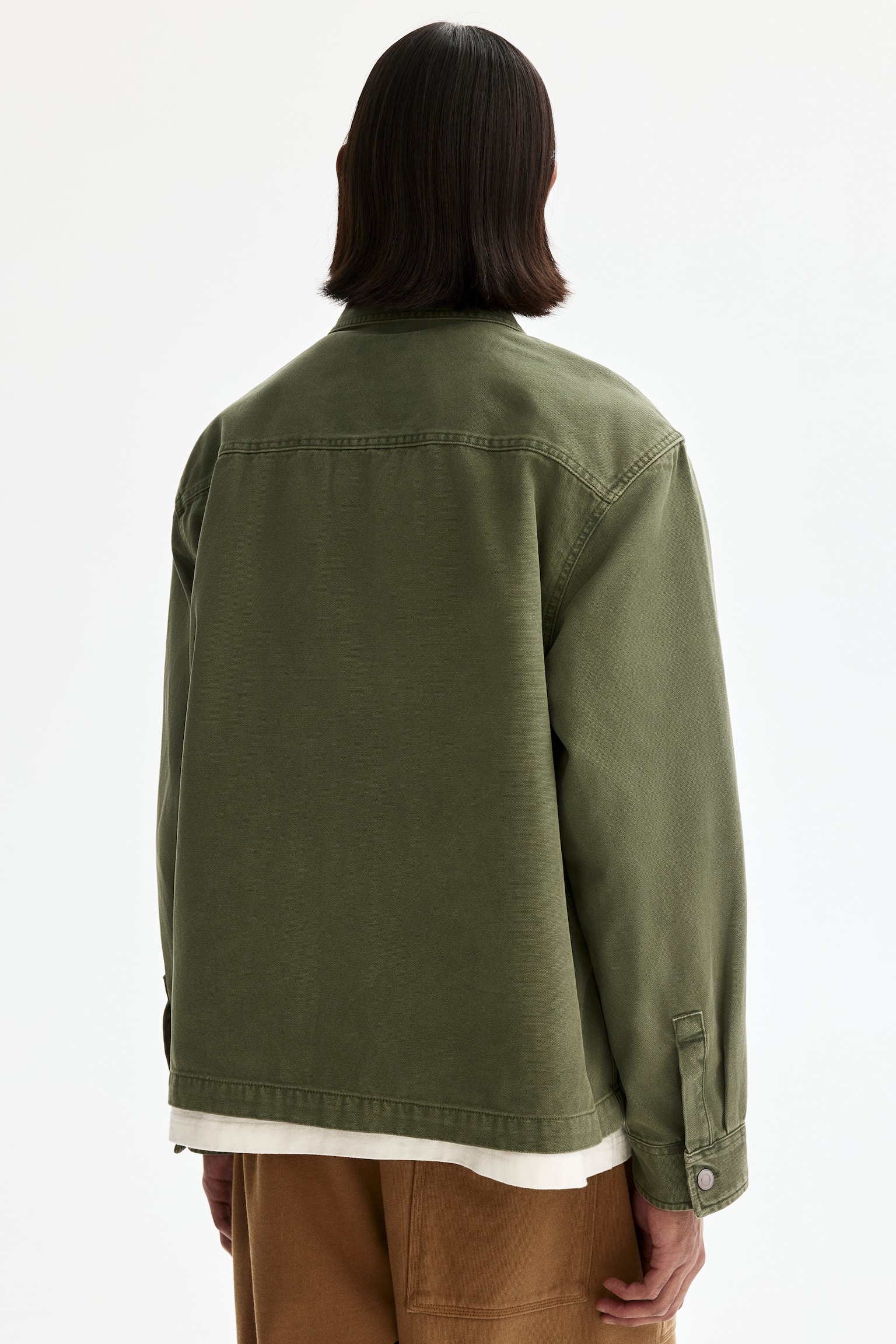 חולצת ז'קט מקנבס - ירוק/כחול - 4