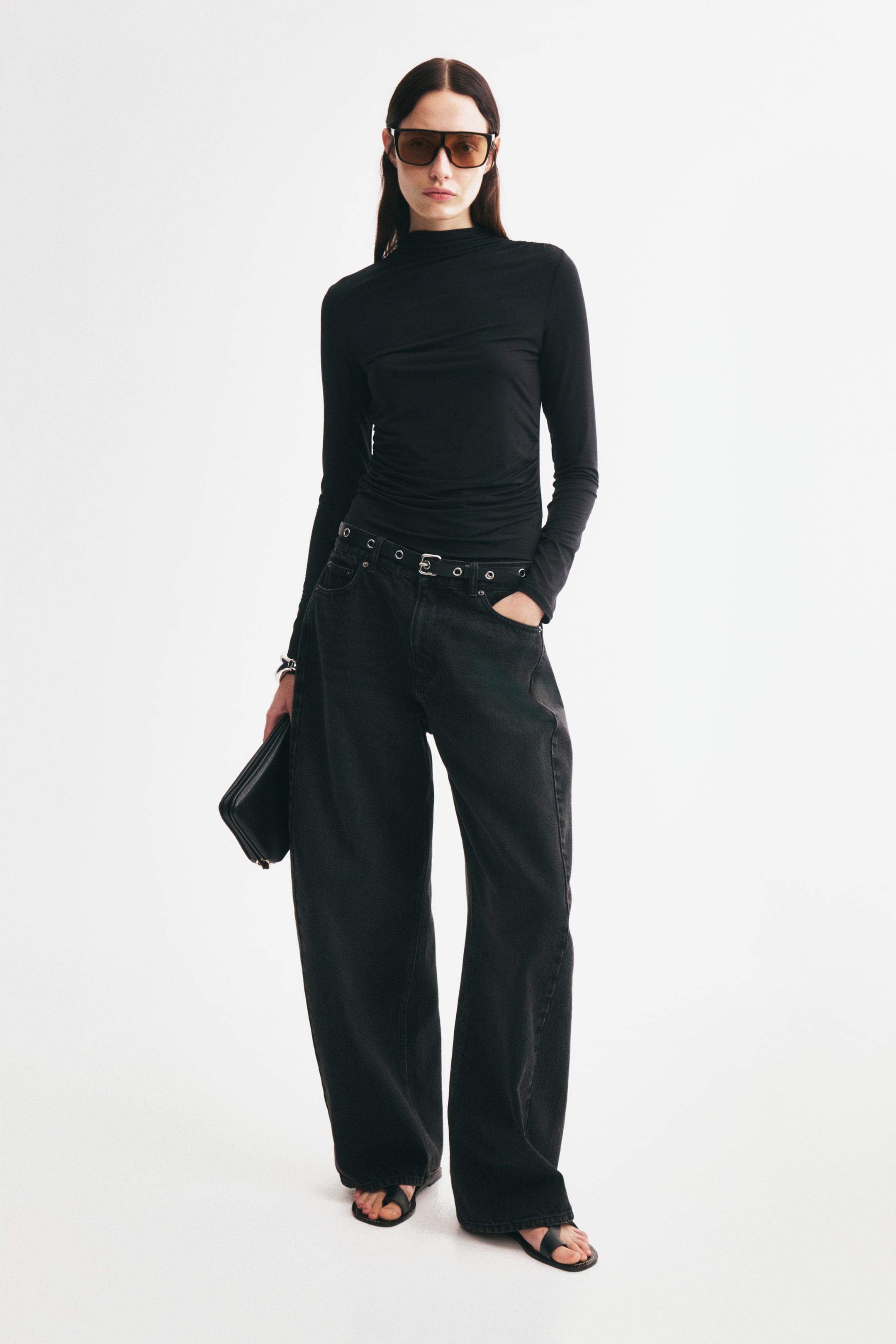 Draped Modal Top