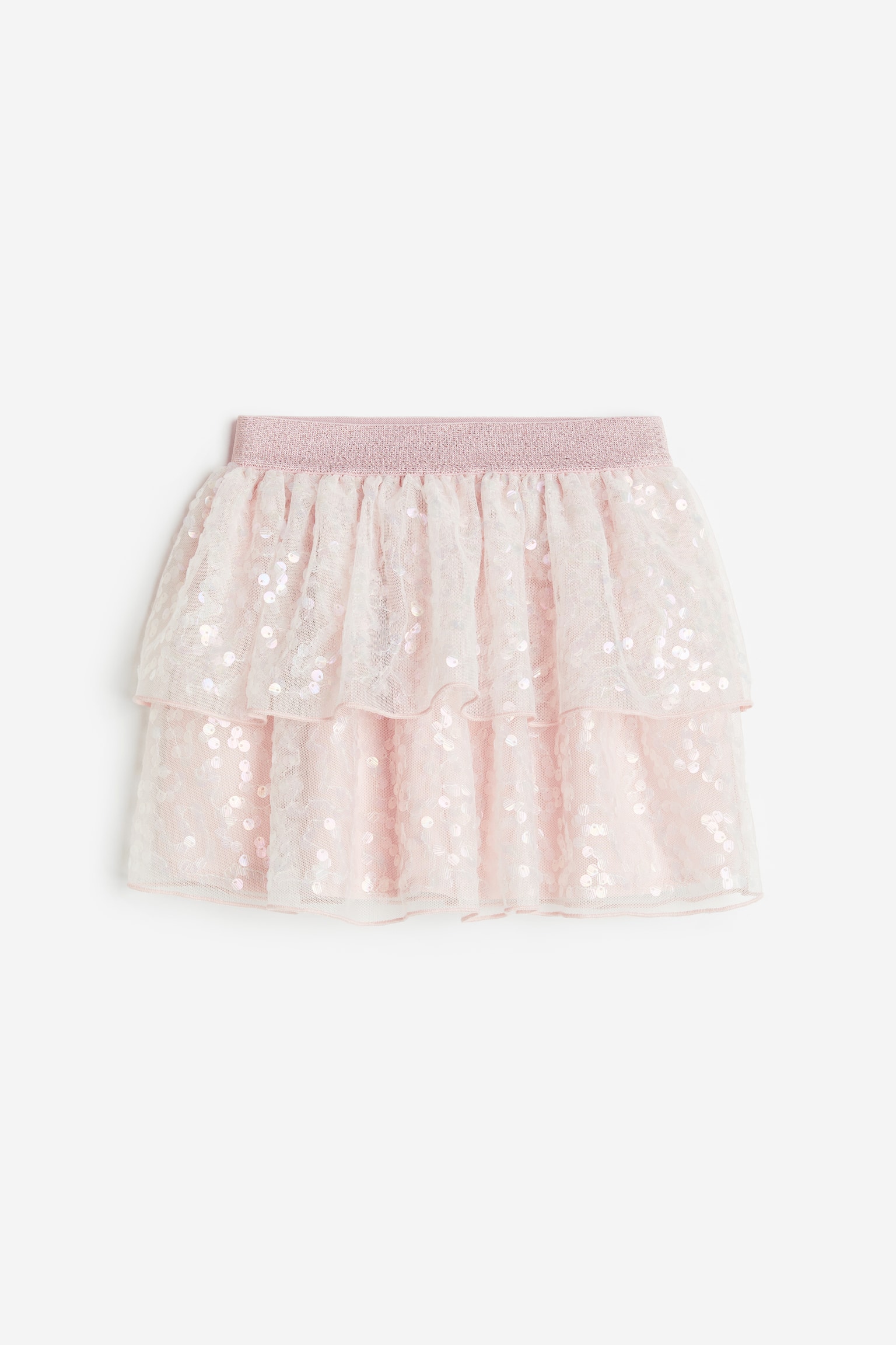 Sequin Tulle Skirt - Dusty pink/White - 2