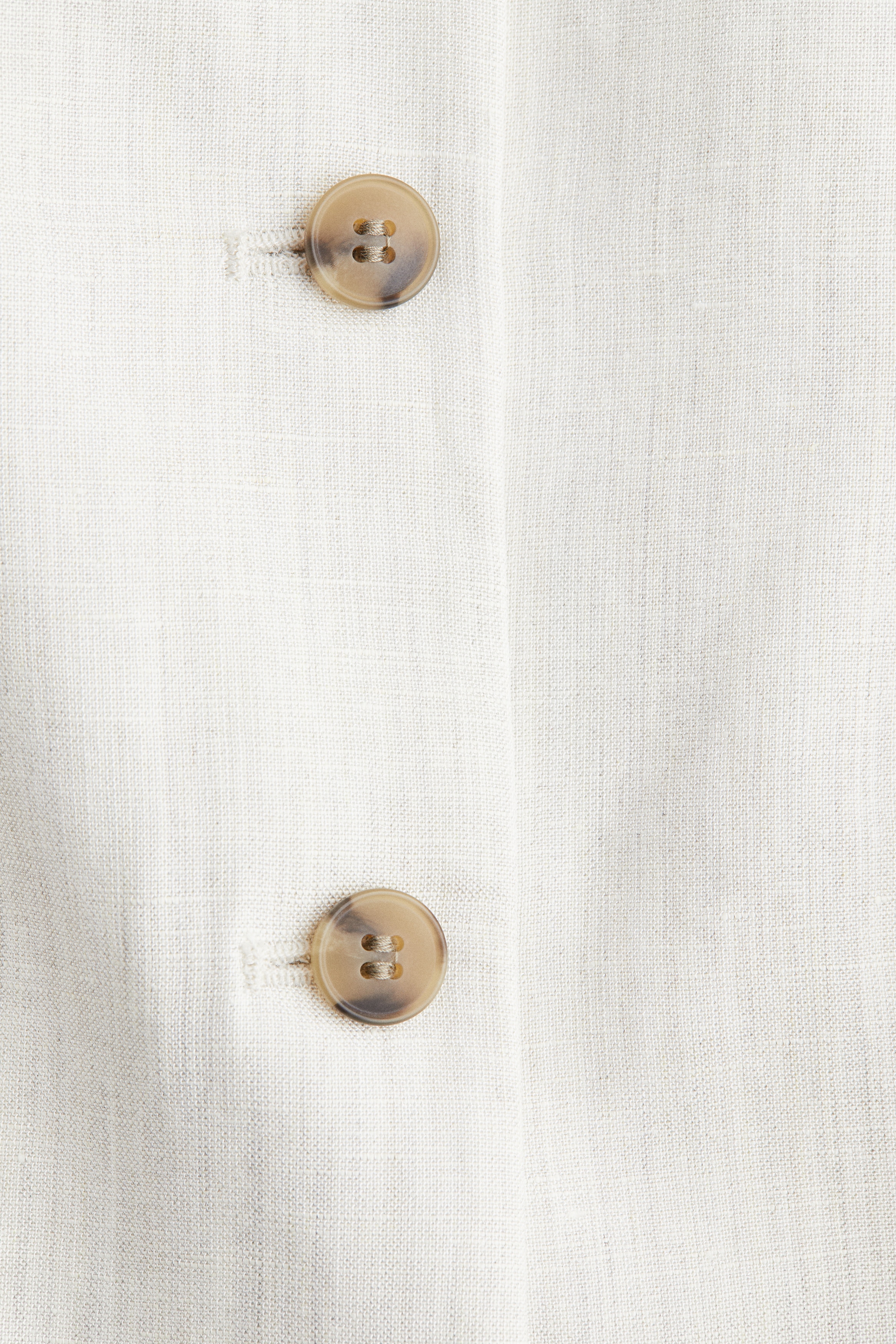 Linen-blend waistcoat