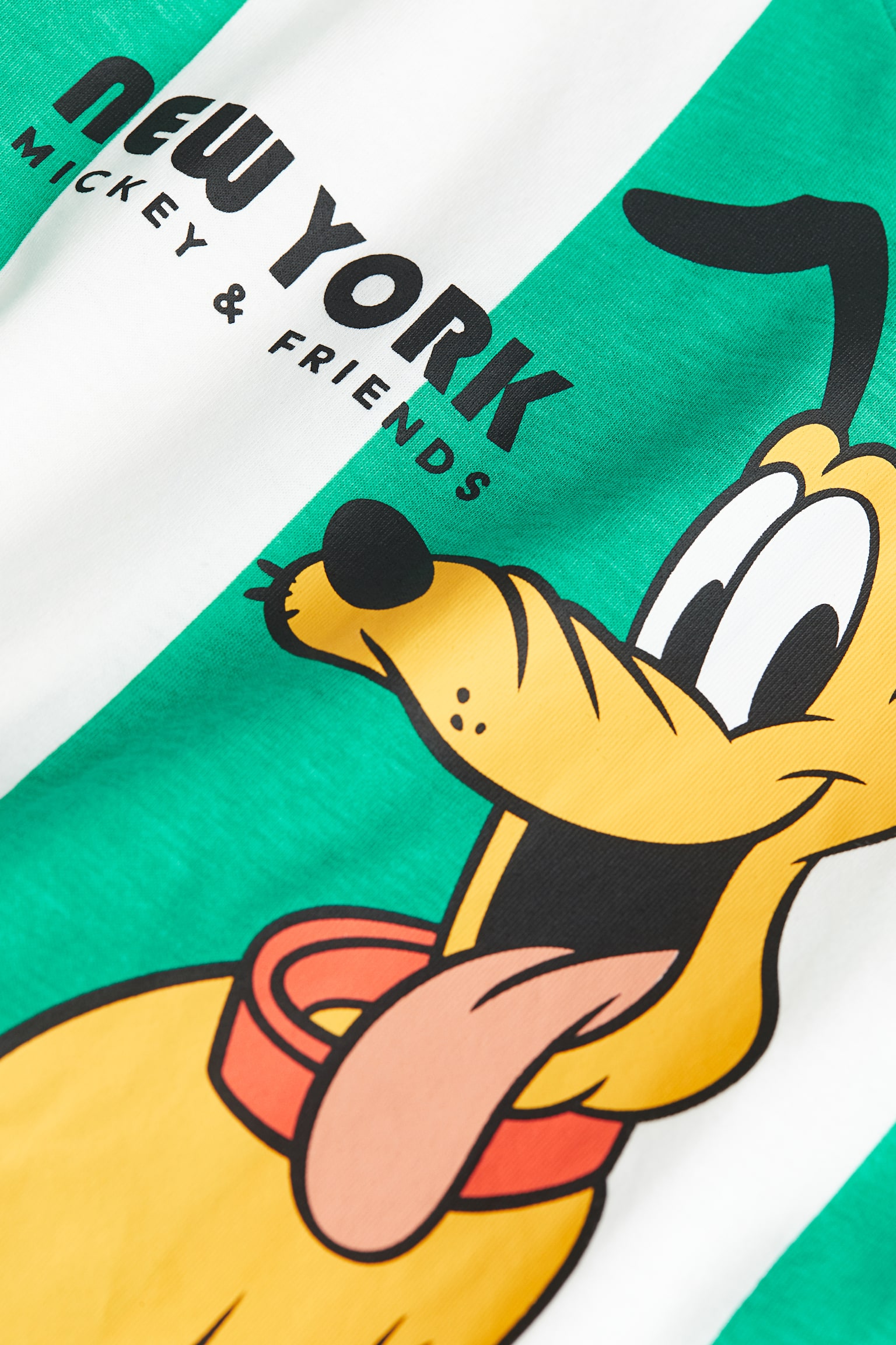 Print Tee - Green/Pluto - 2