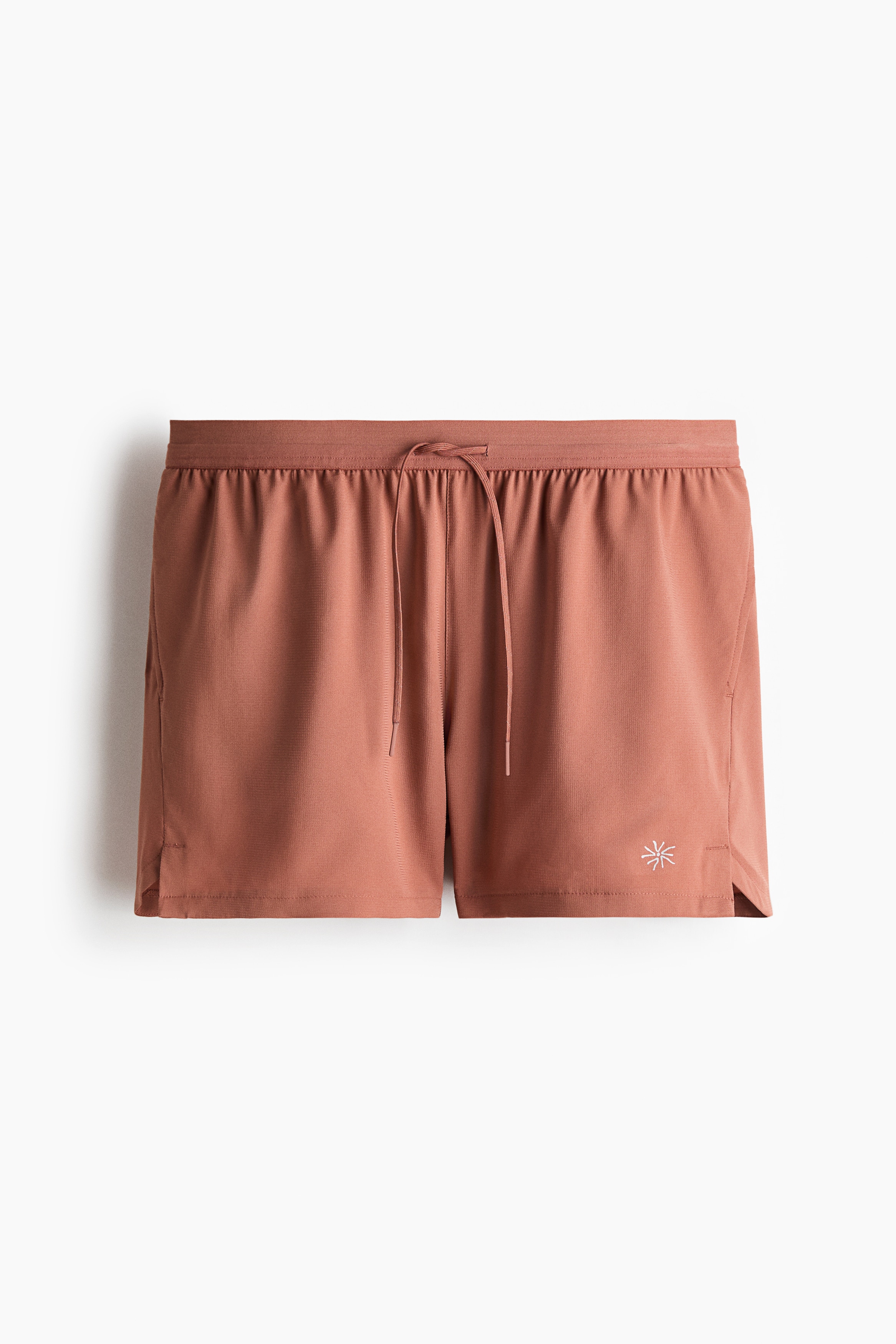 Running shorts​ with DryMove™ - Rust red/Sun