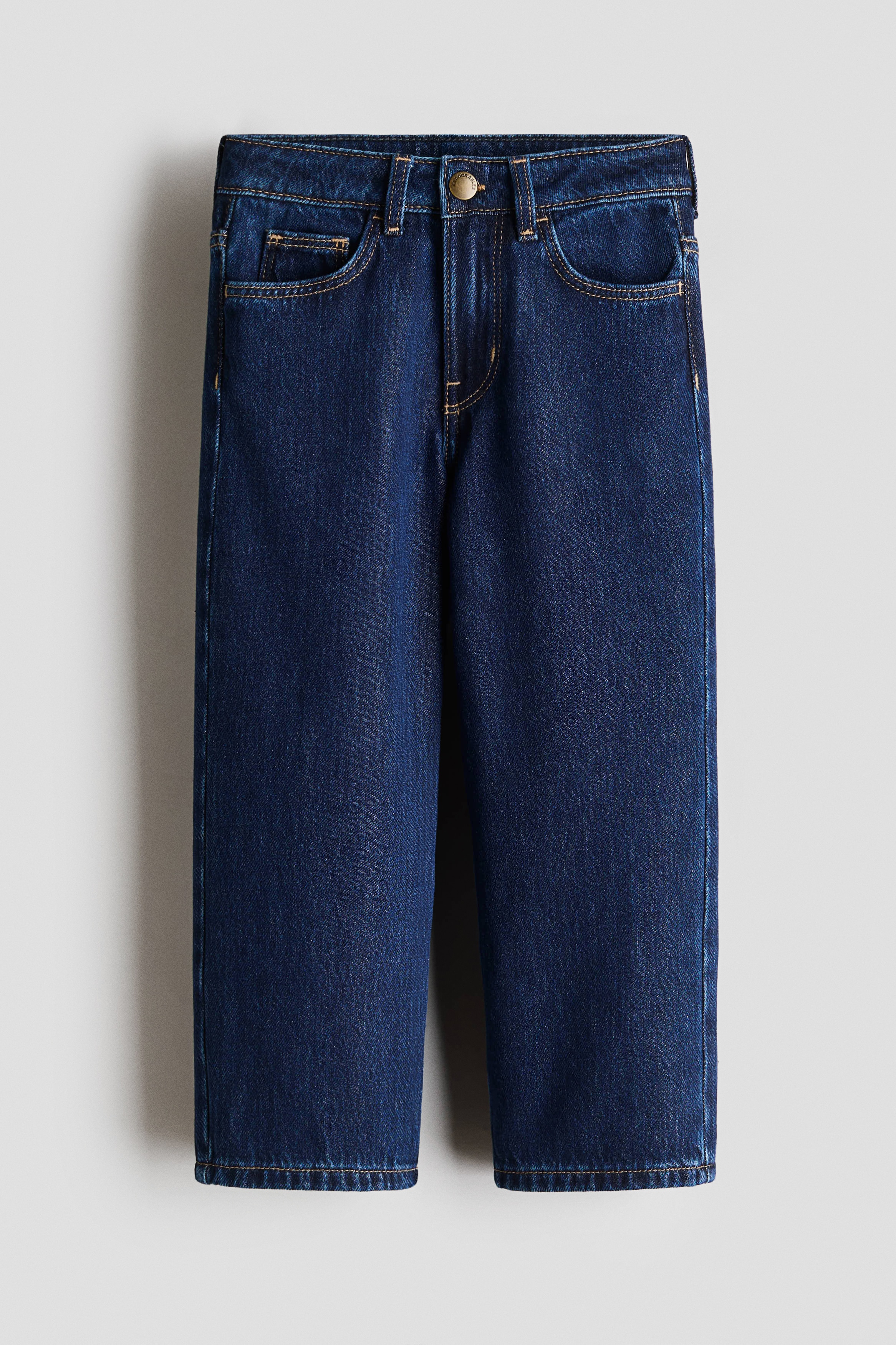 Loose Fit Jeans - Dunkles Denimblau/Denimblau/Denimgrau