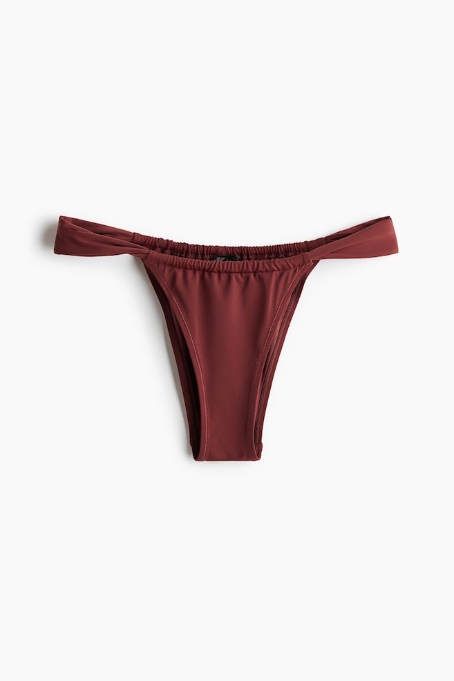 Cheeky Bikini Bottoms - Rust red/Bright green/striped/Pink/floral/Light yellow/Black - 1