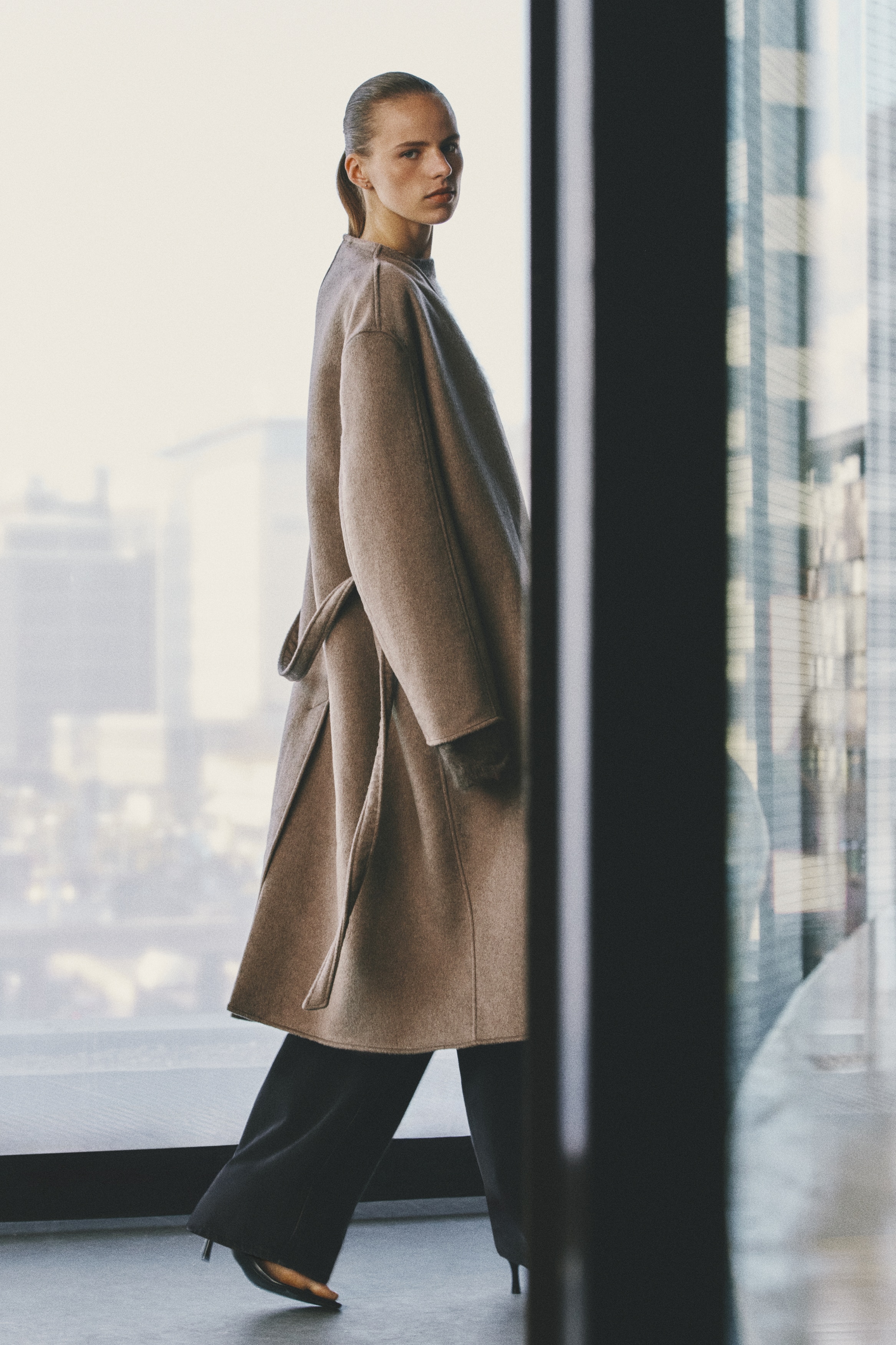 Wool-Blend Coat - thumbnail 5