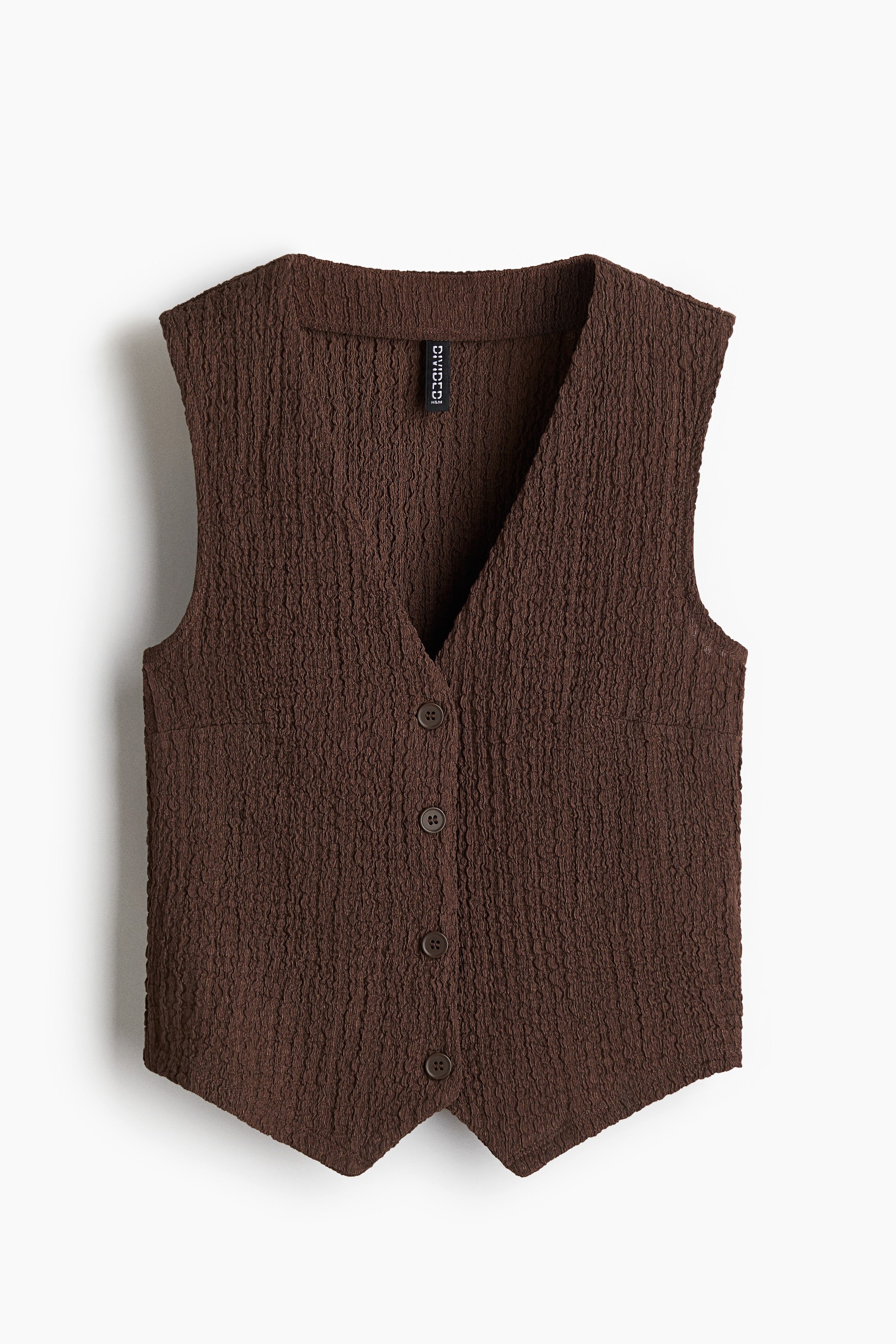 テクスチャードジャージーベスト - ブラウン/バーガンディ/ホワイト/ブラック