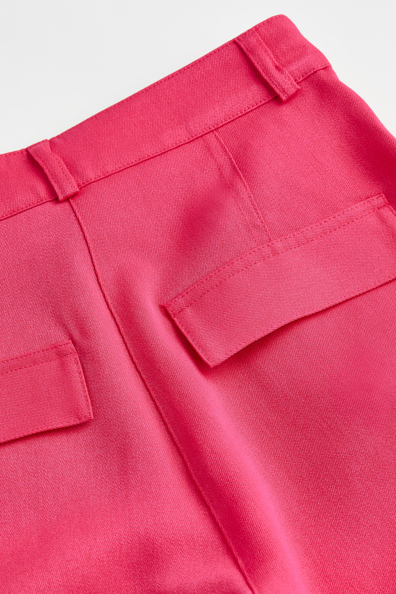 Twill Utility Pants - Bright pink/Light beige/Black - 2