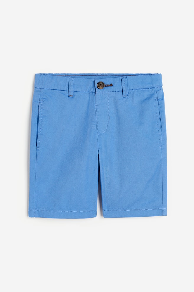 Cotton chino shorts - Blue/Navy blue/Beige/Bright red/dc/dc/dc - 1