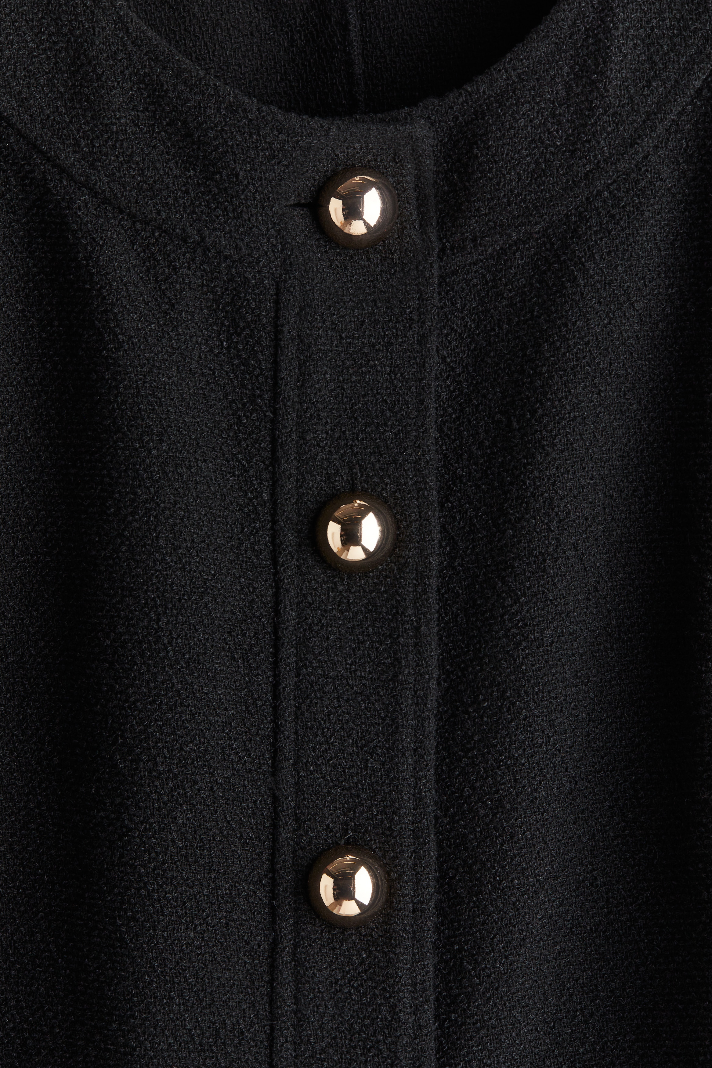 Women's Black Button-Front Dress | H&M US