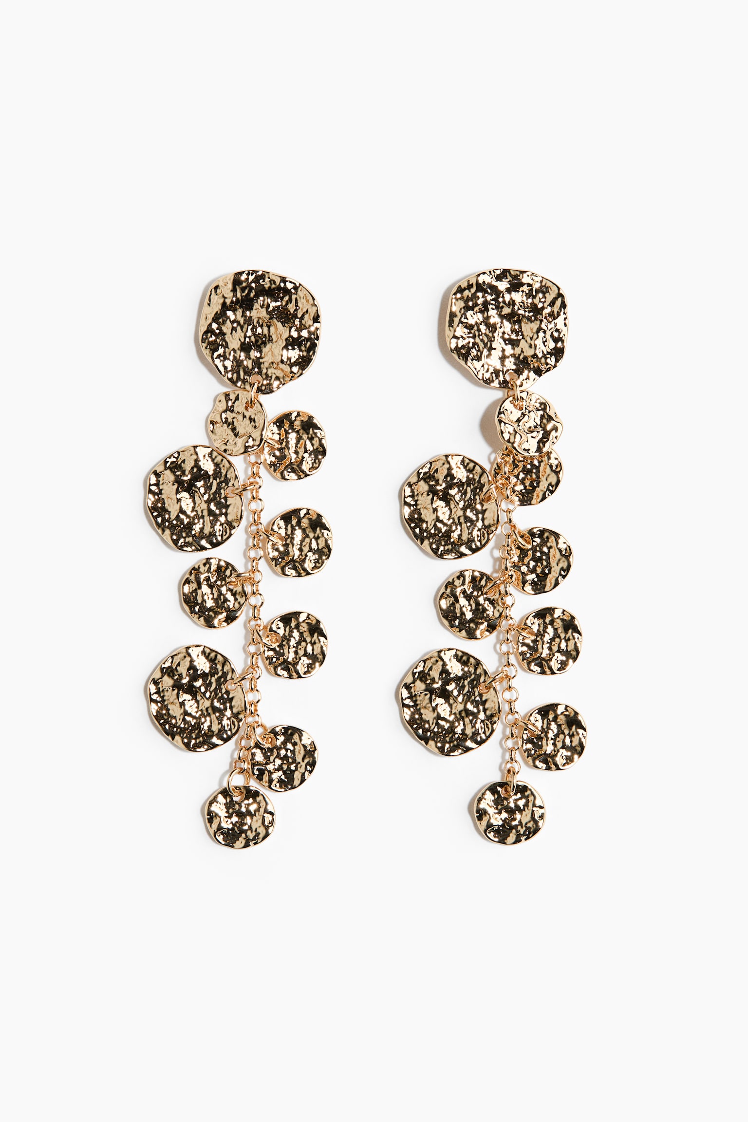 Dangle Earrings - Gold-colored - 1