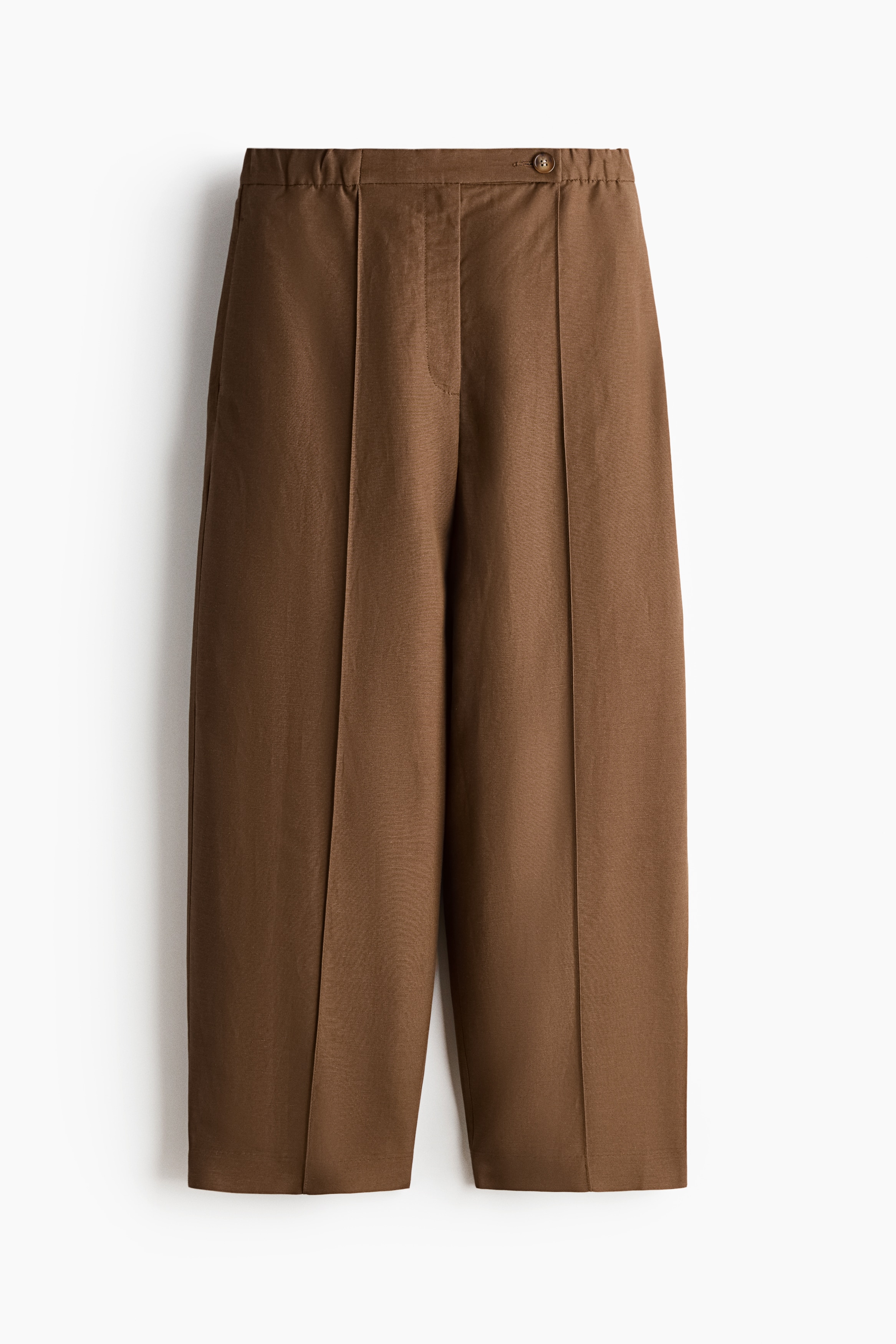 Women's Brown Pants | Leather, Flare, Cargo & Wide | H&M US