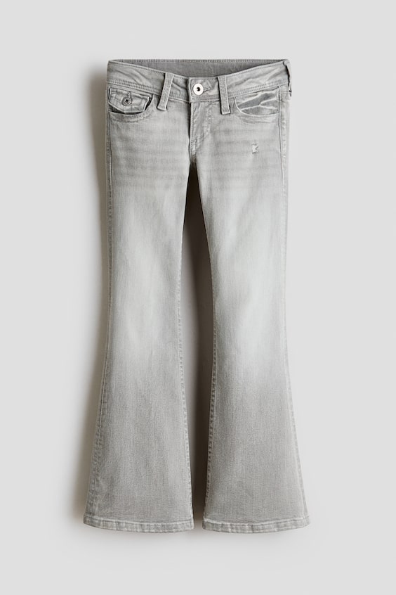 Детские джинсы H&M Embroidered-Detail Flared Low Jeans