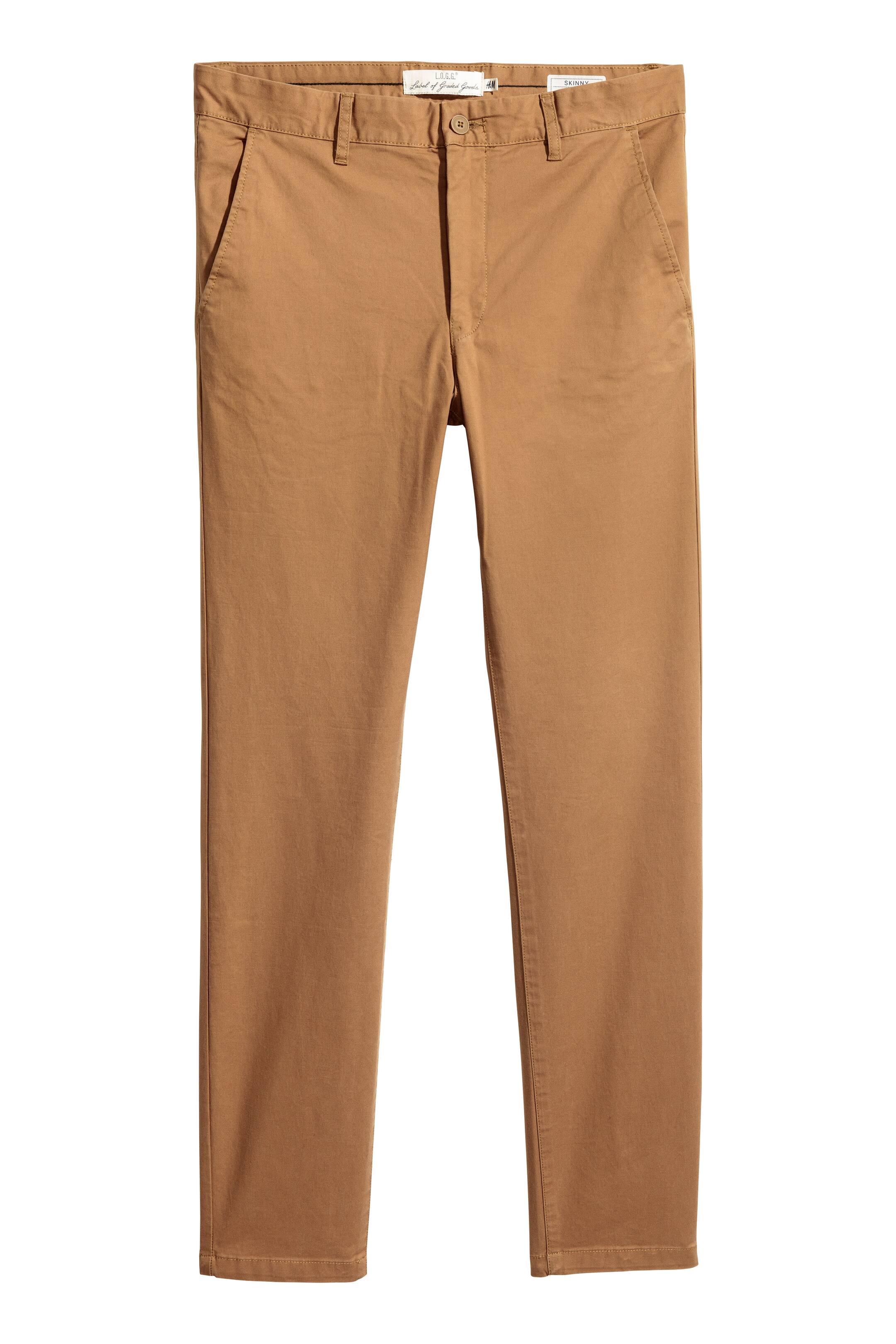 View larger image: Chinos Skinny fit - Dark mustard yellow - Men | H&M GB 1