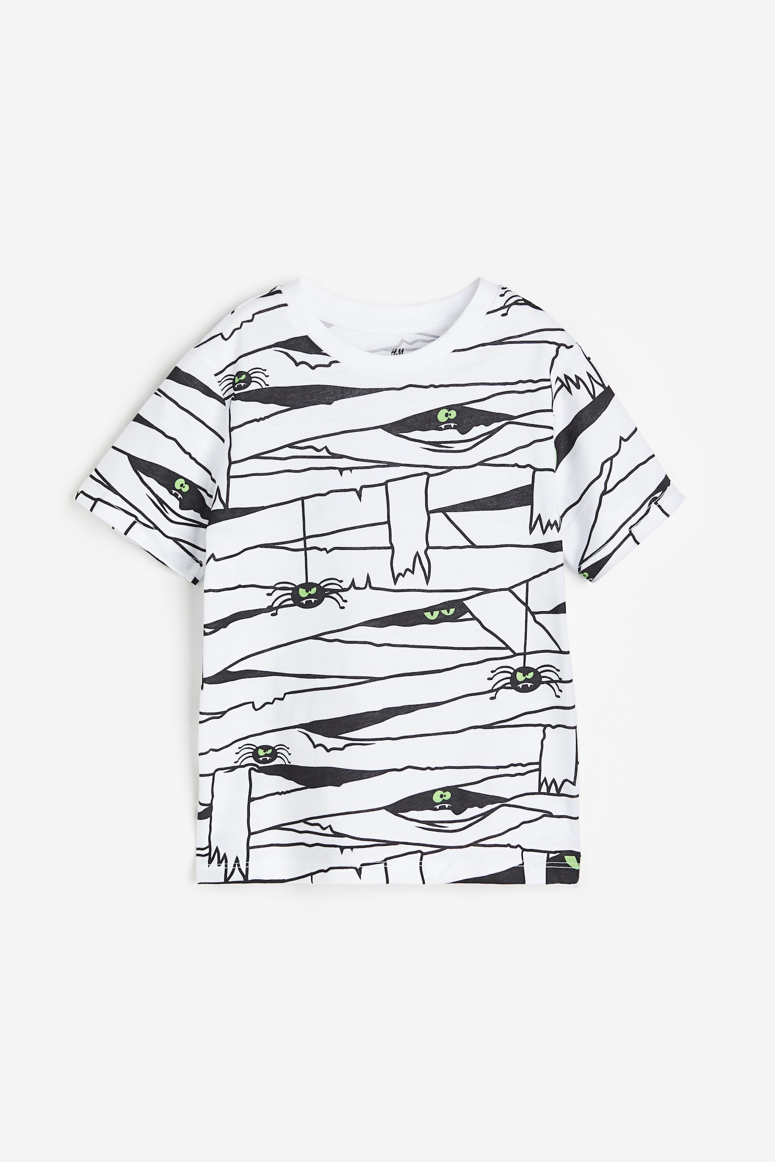 Print Tee - White/Mummy/Light brown/Roaming/Grey/73/Navy blue/Sports Club/Blue/Soho/Green/White stripe/White/Exploring Our Galaxy/Dark blue/Saturnus/Light blue/Pattern/Light yellow/Create joy/Dusty yellow/Lions/Dark green/Dinosaur/Light yellow/Stripe - 1