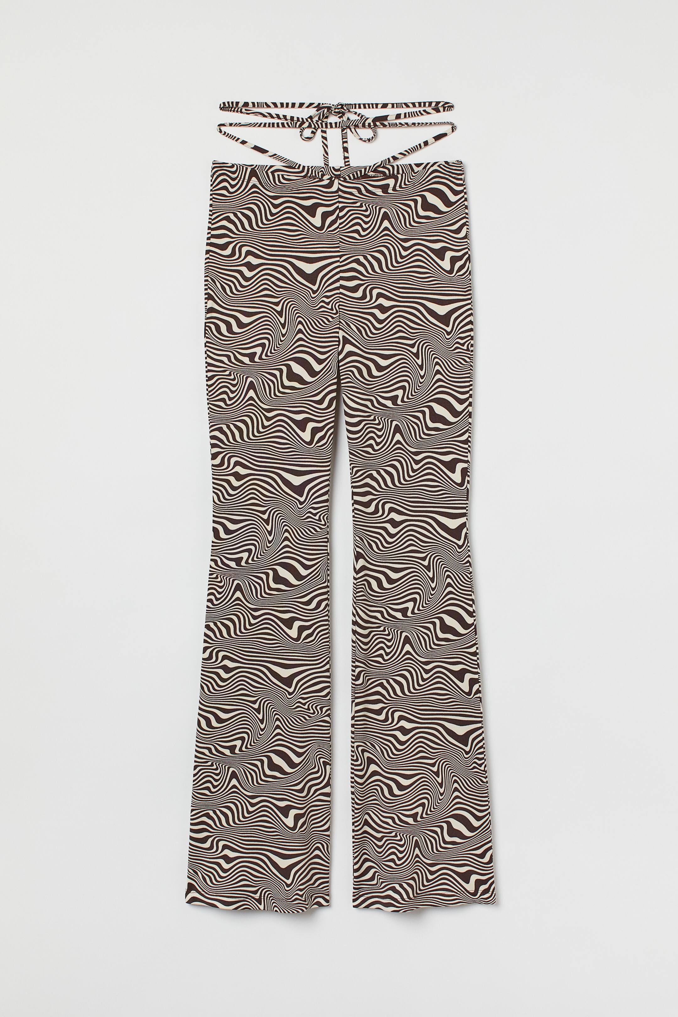 View larger image: Flared leggings - Cream/Patterned - Ladies | H&M GB 1