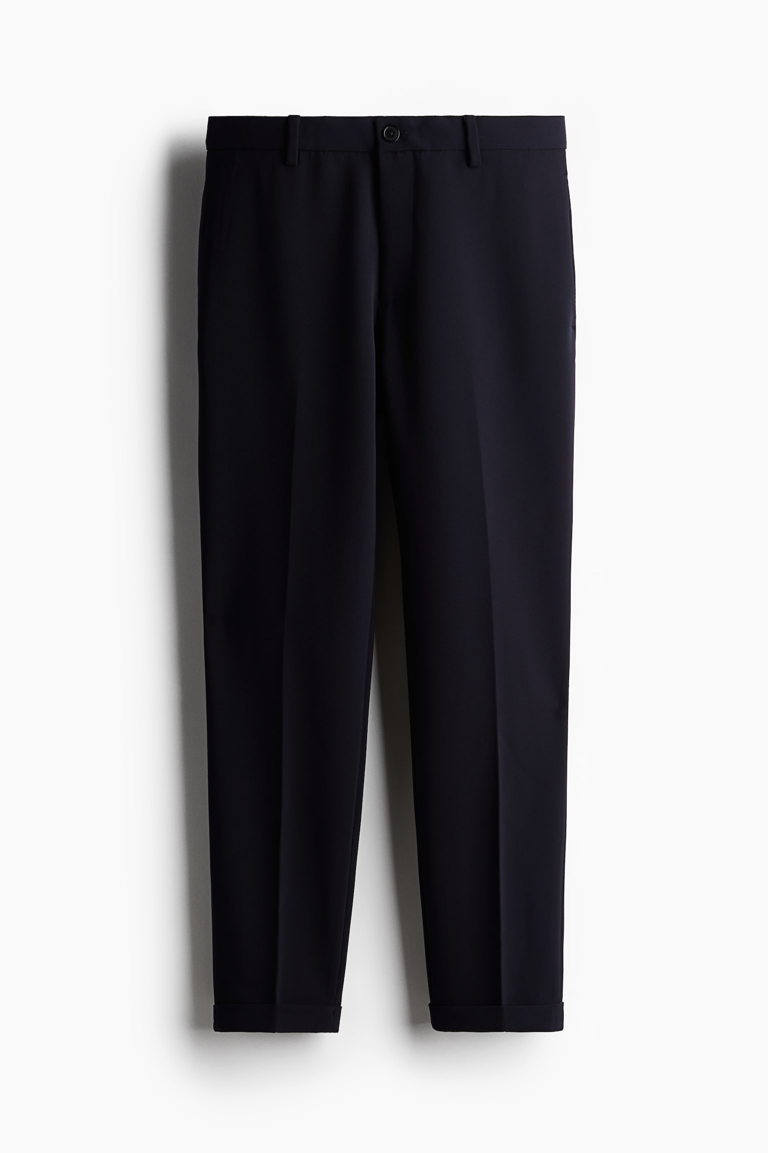 Slim Fit Tailored trousers - Navy blue/Light beige/Black - 2