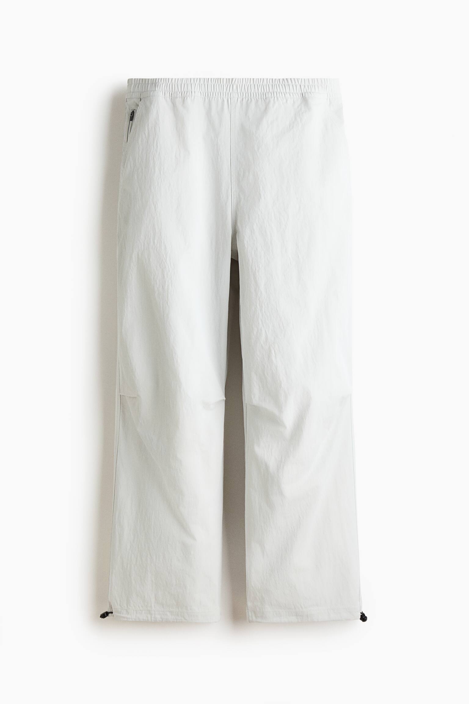 Quần dài parachute - Màu xám nhạt - 1