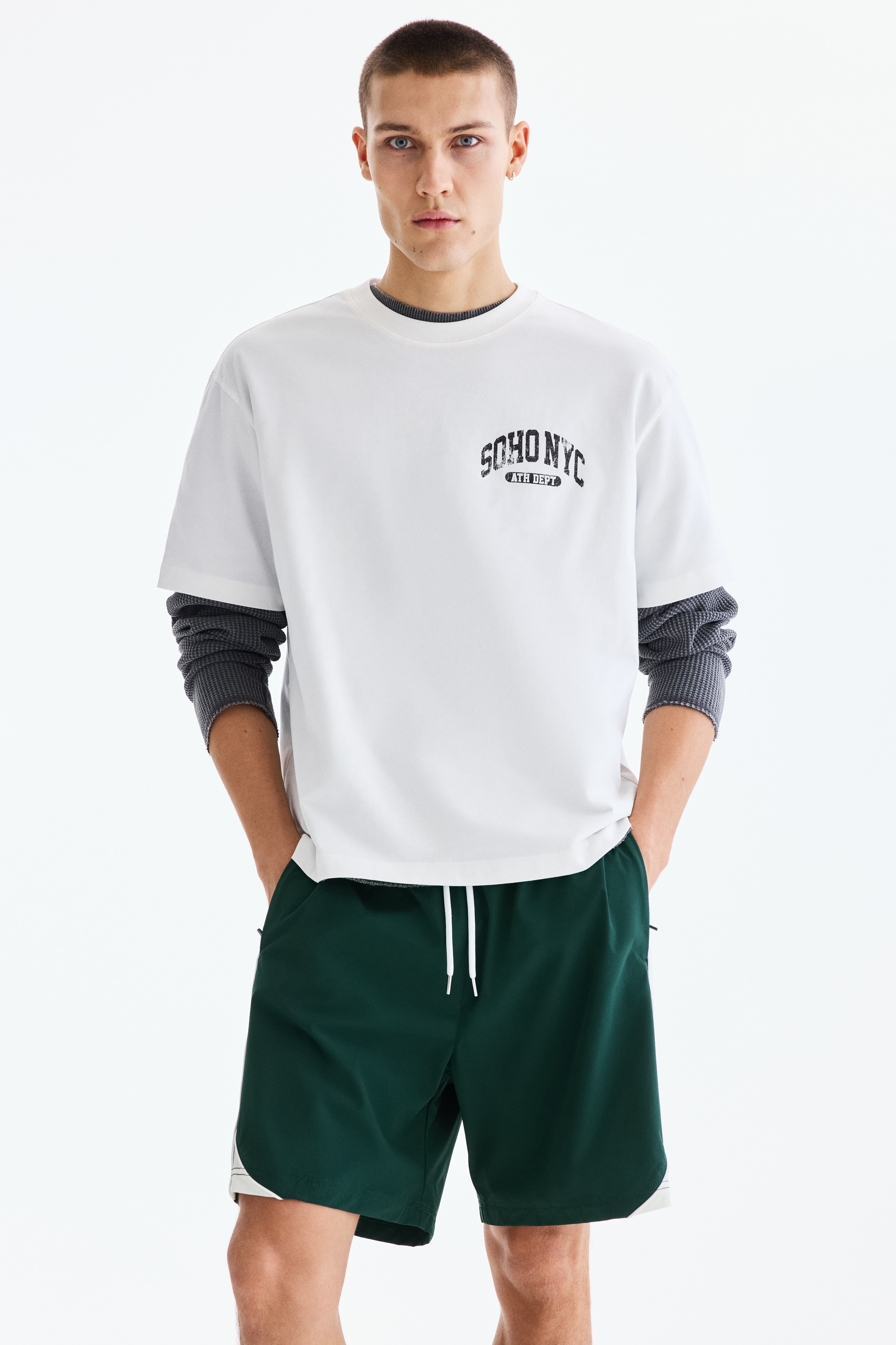 Regular-Fit Track Shorts by H&M
